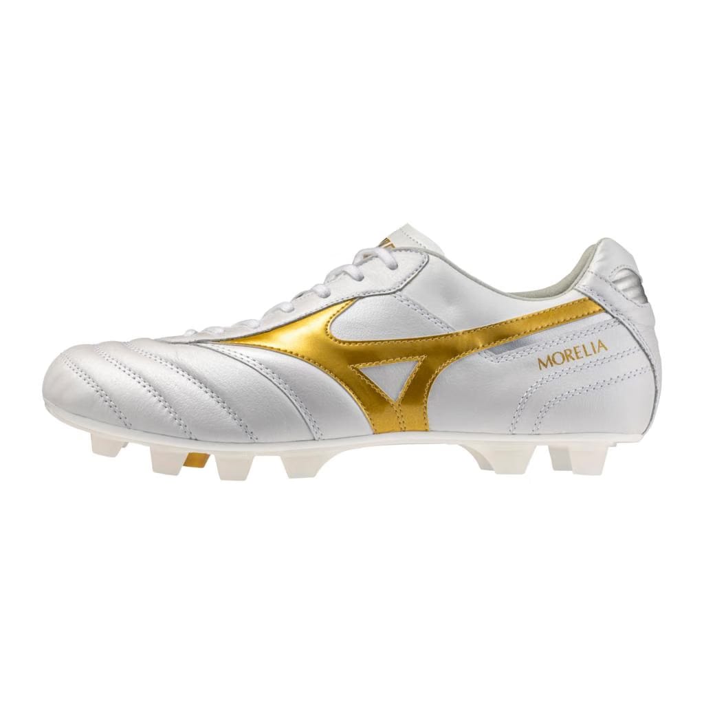 Mizuno Morelia Ii Made In Japan Kl Soccer Cleat White Gold
