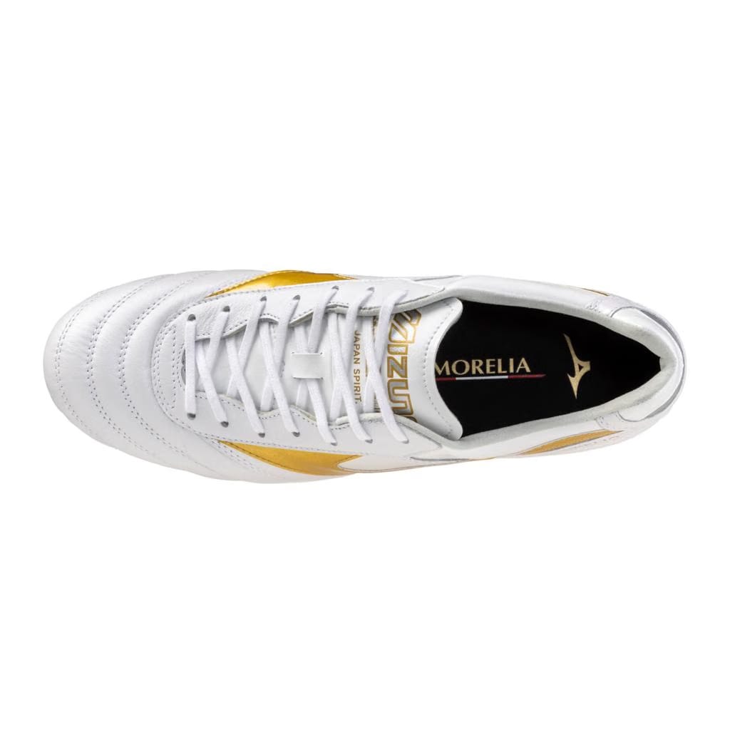 Mizuno Morelia Ii Made In Japan Kl Soccer Cleat White Gold