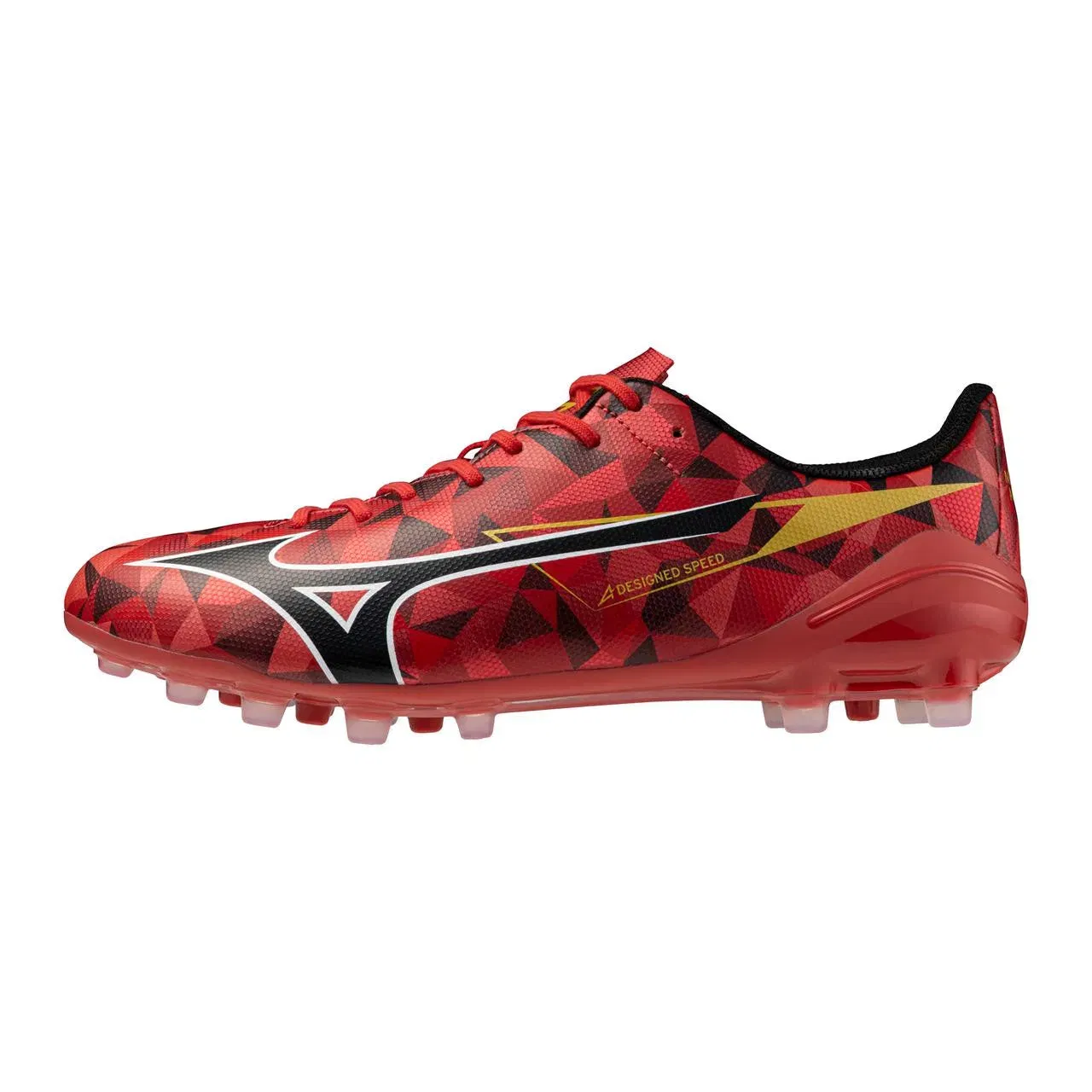 Mizuno Alpha Ii Select Ag Artificial Grass Soccer Cleat Red Black