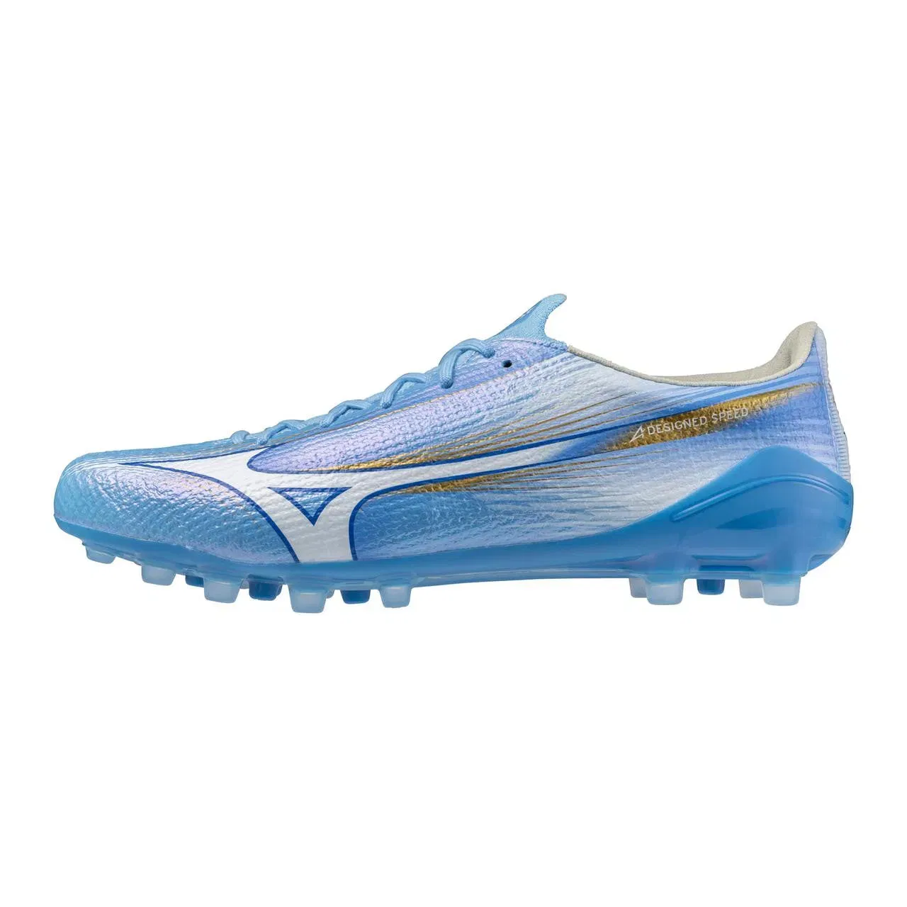 Mizuno Alpha Iii Elite Ag Artificial Grass Soccer Cleat Celeste White