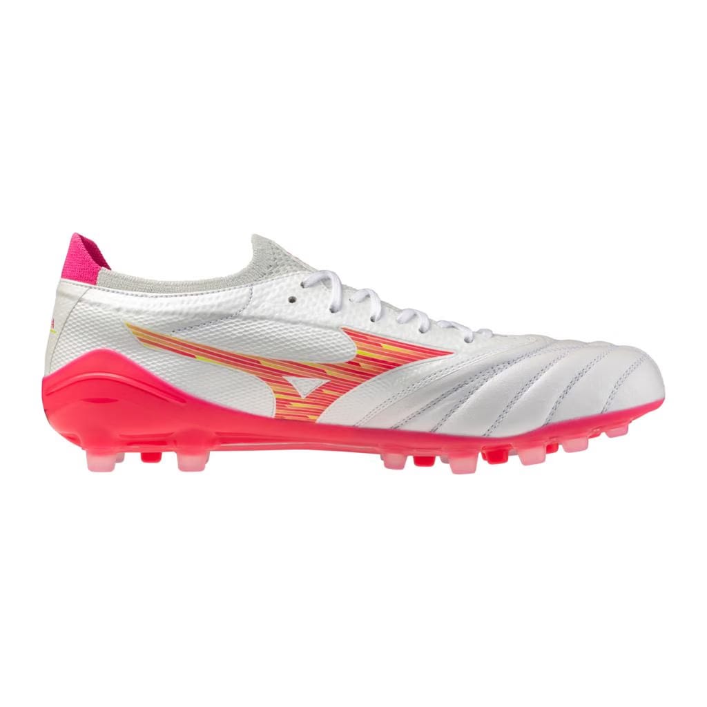 Mizuno Morelia Neo Iv Beta Elite Ag Artificial Grass Kl Soccer Cleat White Pink Tetra