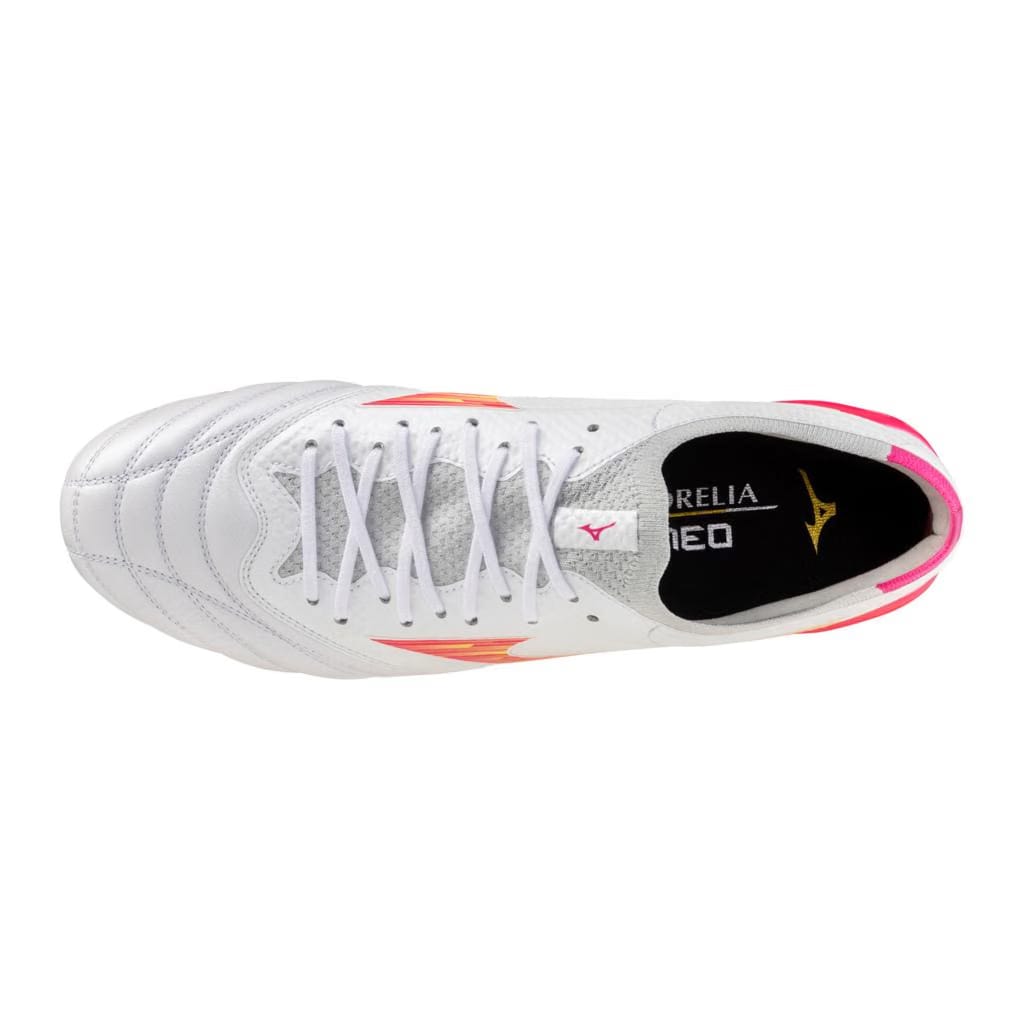Mizuno Morelia Neo Iv Beta Elite Ag Artificial Grass Kl Soccer Cleat White Pink Tetra