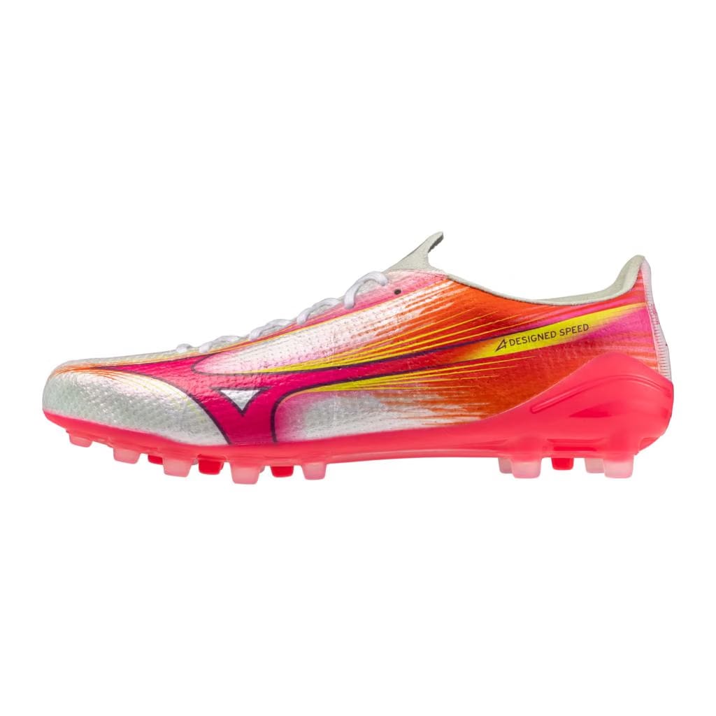 Mizuno Alpha Iii Elite Ag Artificial Grass Soccer Cleat White Fuchsia Purple