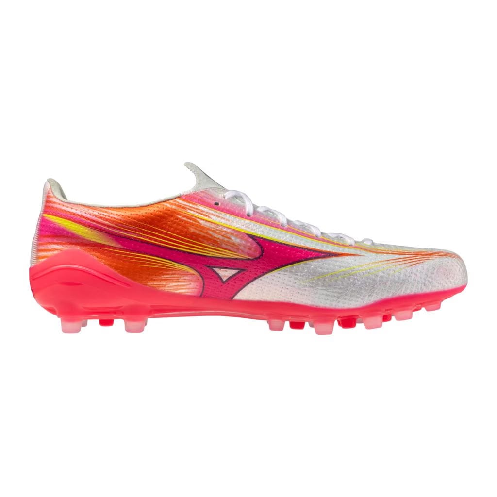 Mizuno Alpha Iii Elite Ag Artificial Grass Soccer Cleat White Fuchsia Purple