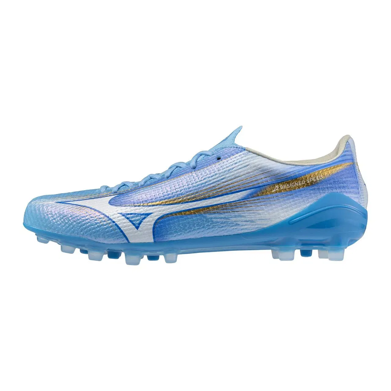 Mizuno Alpha Iii Japan Ag Artificial Grass Soccer Cleat Celeste White