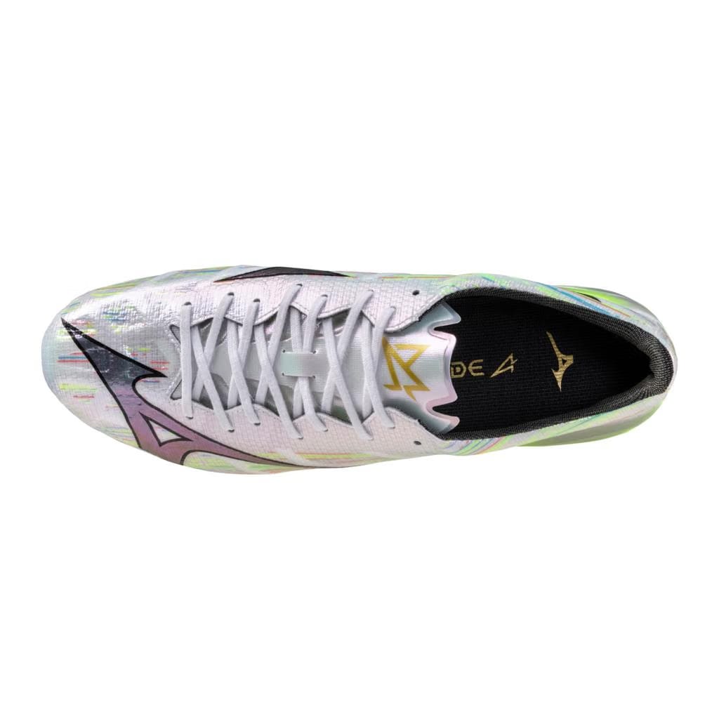 Mizuno Alpha Ii Elite Fg Firm Ground Soccer Cleat White Neon Green
