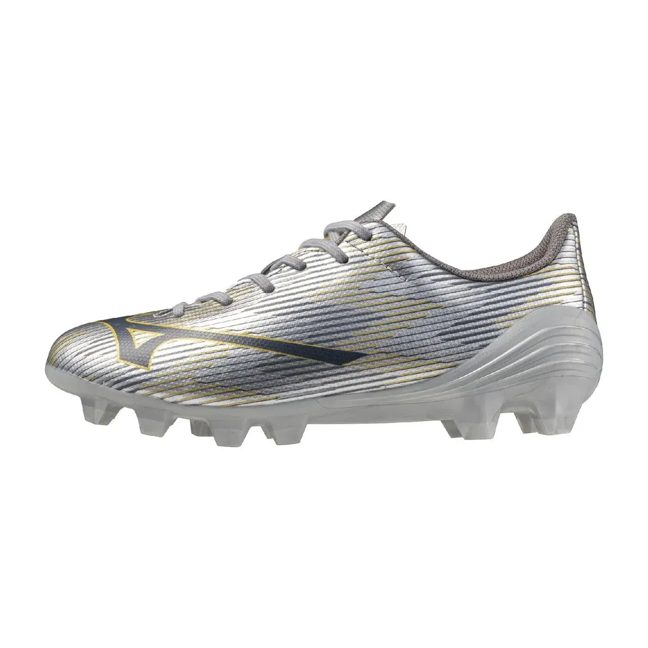 Mizuno Alpha Iii Select Junior Fg Firm Ground Soccer Cleat Celeste White