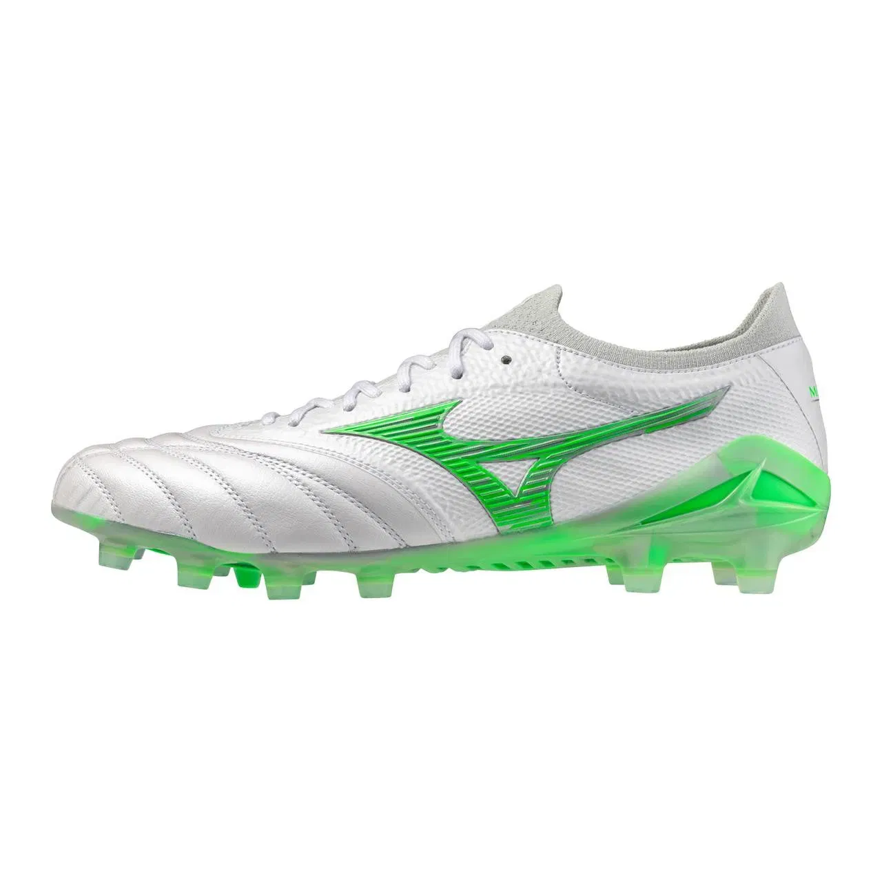 Mizuno Morelia Neo Iv Beta Fg Firm Ground Made In Japan Kl Soccer Cleat White Gold