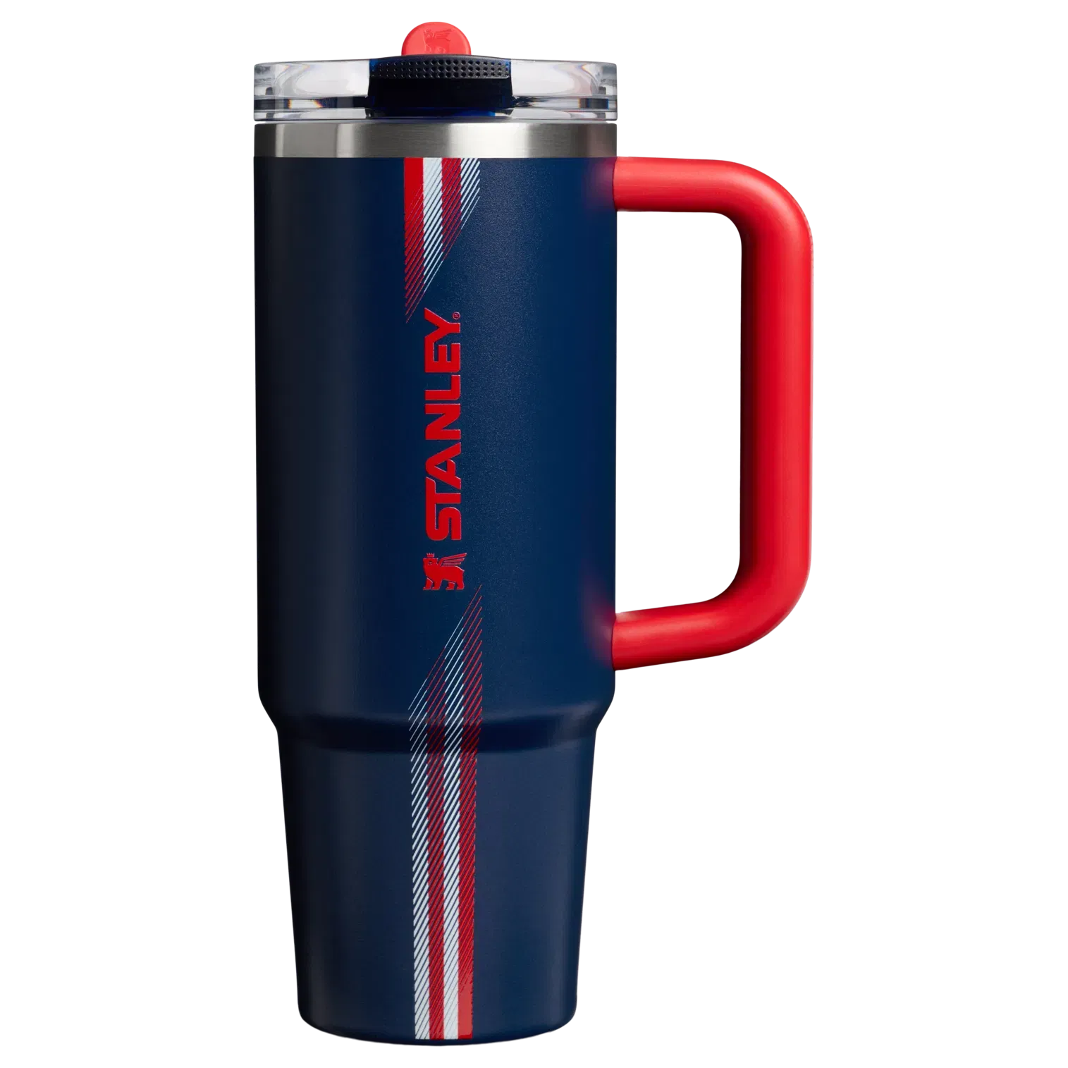 The Country Collection Quencher ProTour Flip Straw Tumbler | 30 OZ Team Navy Red