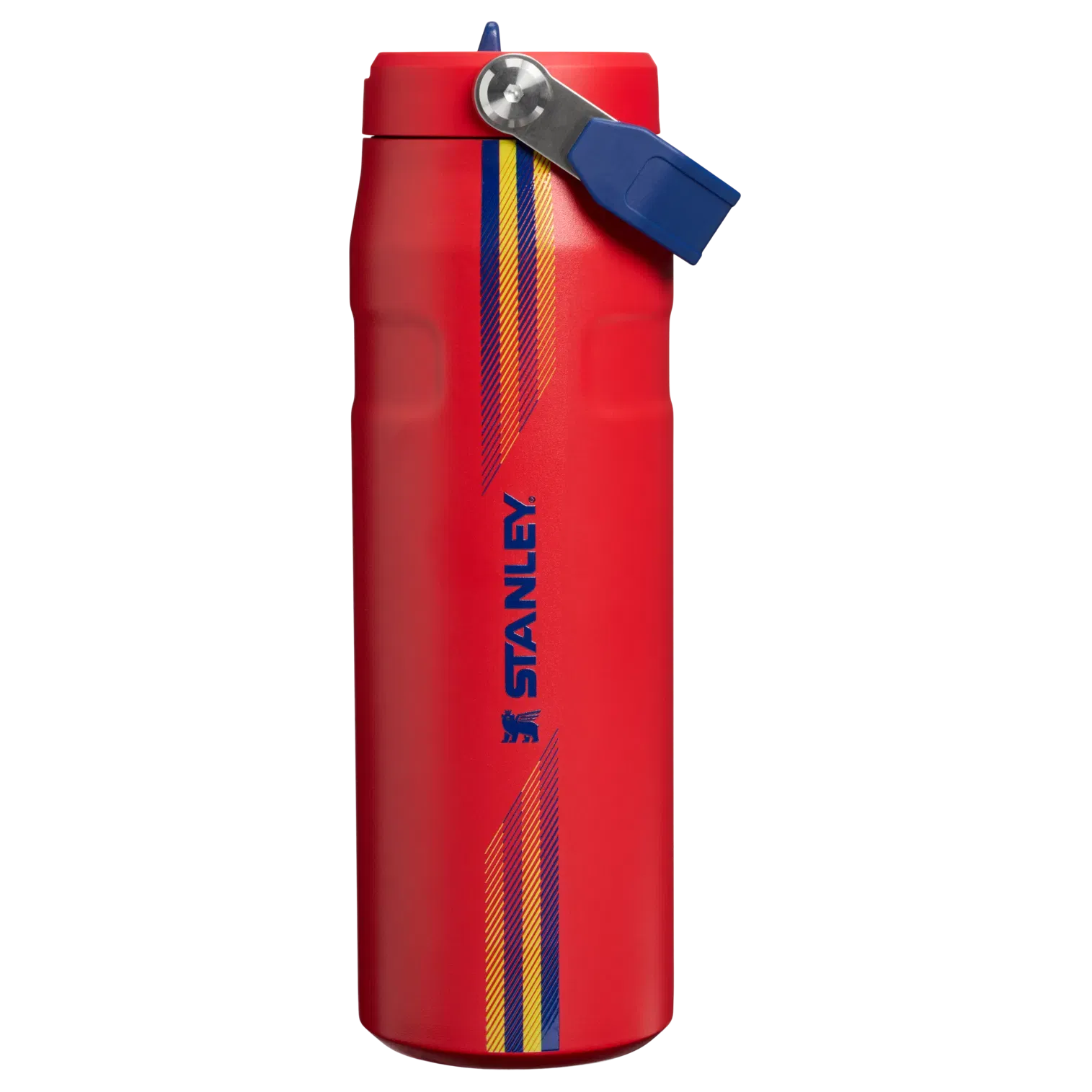 The Country Collection IceFlow Aerolight Flip Straw Bottle | 24 OZ Team Red Dark Blue