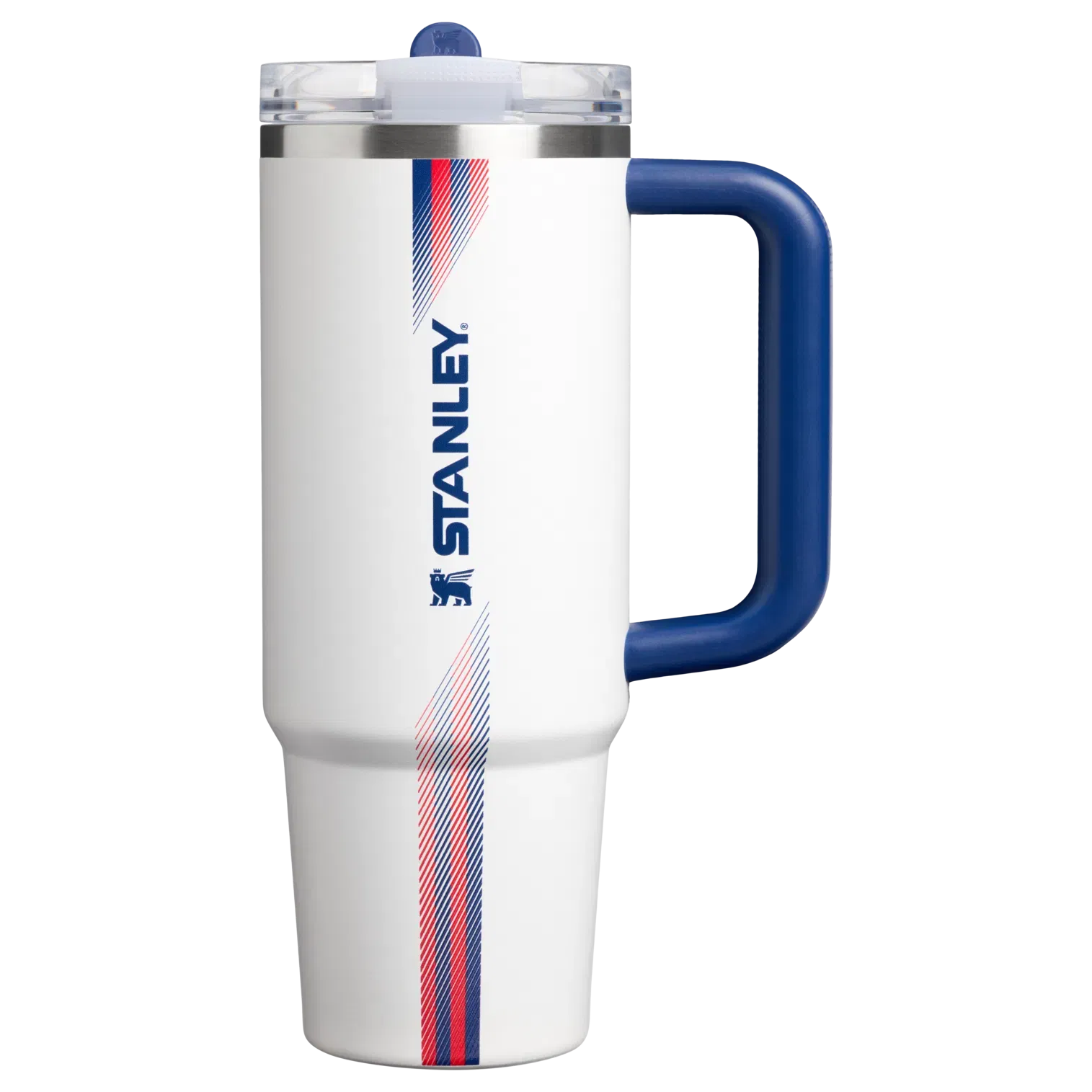 Country Collection Quencher ProTour Flip Straw Tumbler | 30 oz - Stanley Create Team White Dark Blue