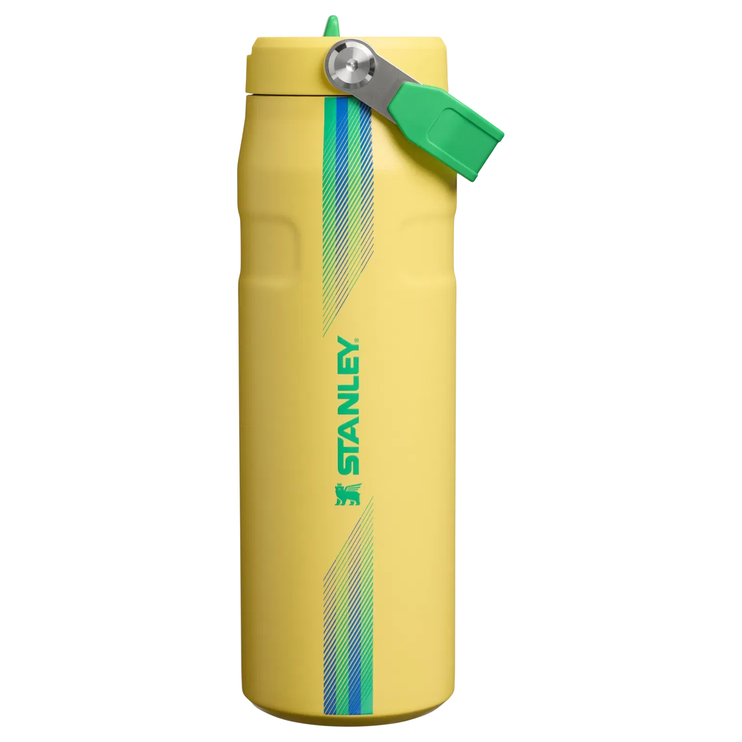 Country Collection IceFlow Aerolight Flip Straw Bottle | 24 oz - Stanley Create Team Yellow Green