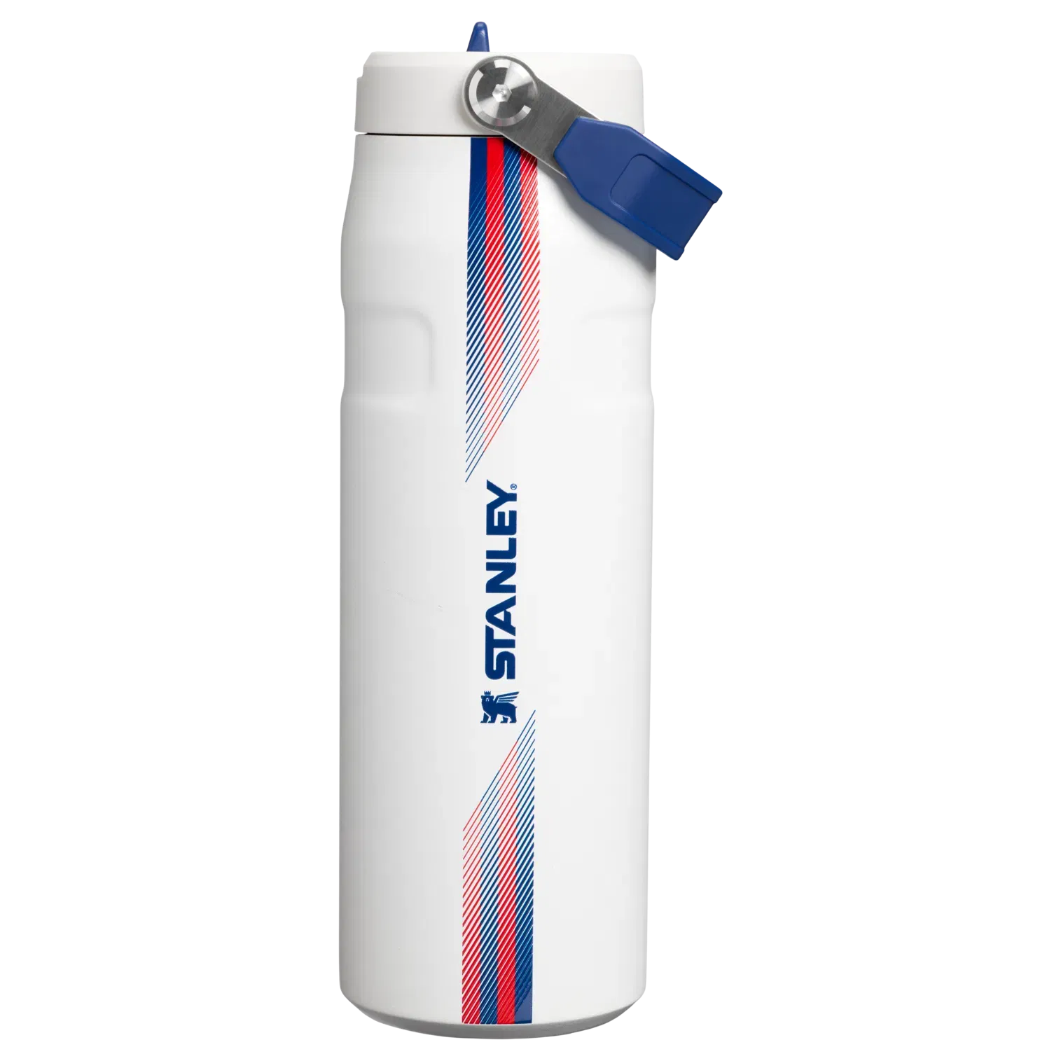 Country Collection IceFlow Aerolight Flip Straw Bottle | 24 oz - Stanley Create Team White Dark Blue