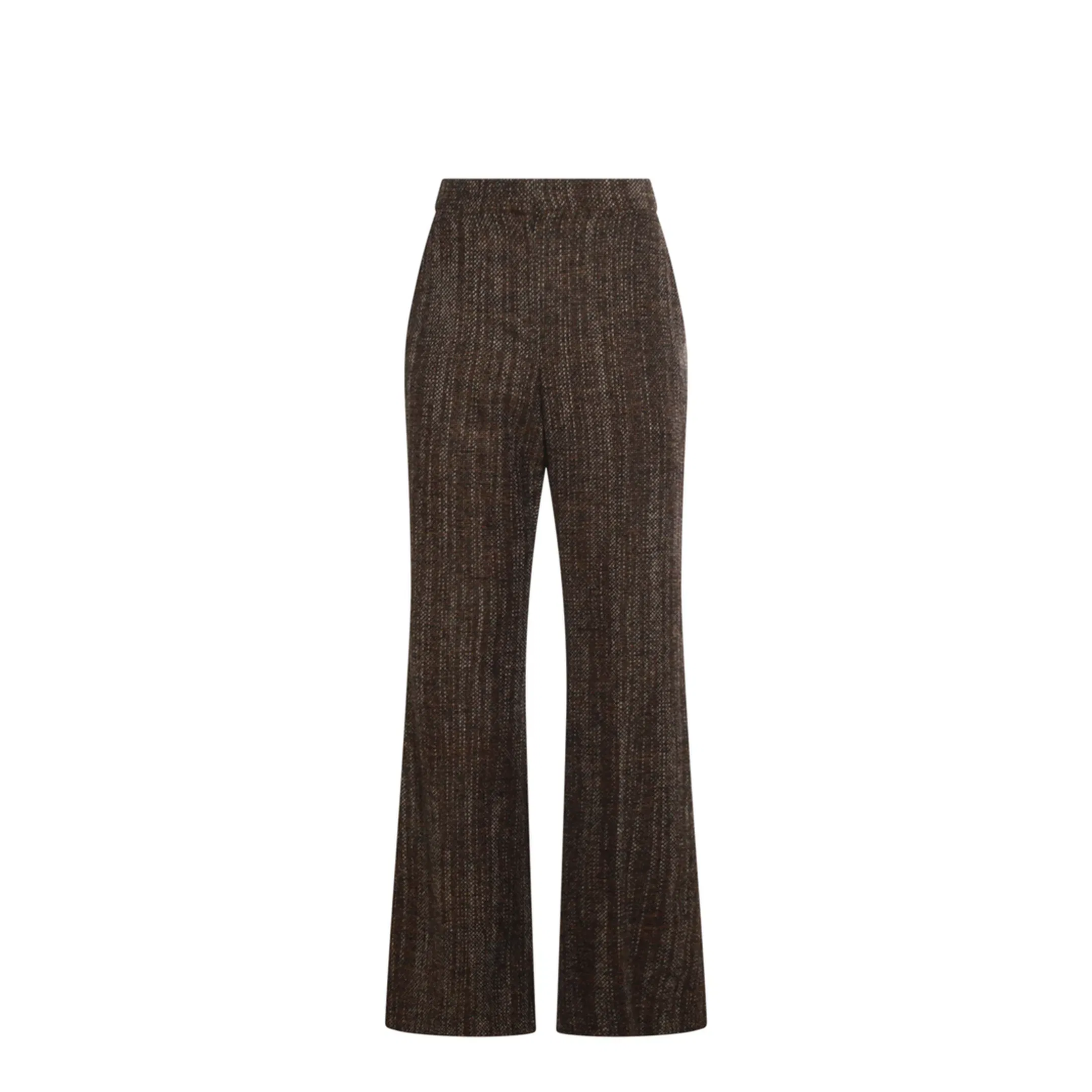Rust Wool and Alpaca Trousers