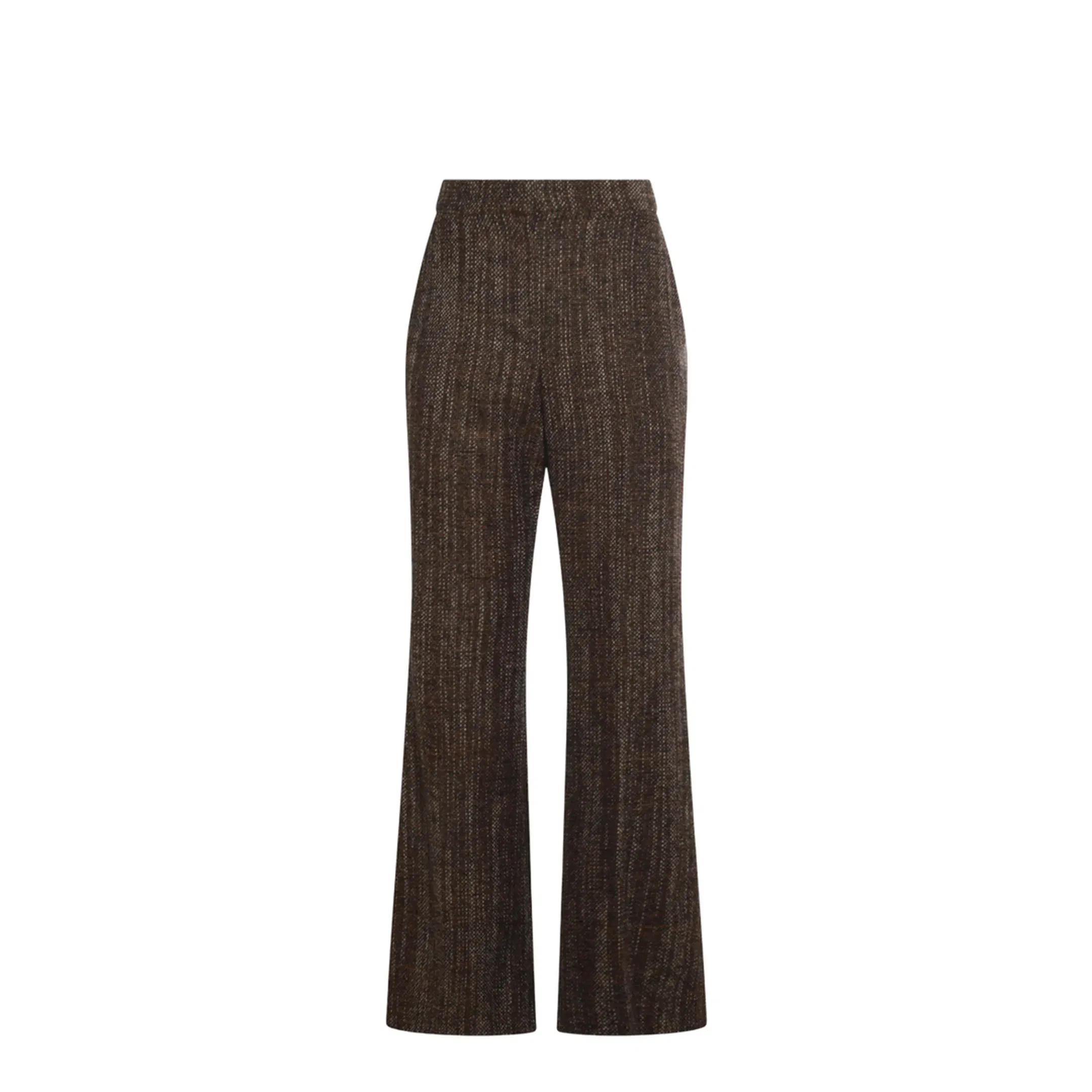Rust Wool and Alpaca Trousers