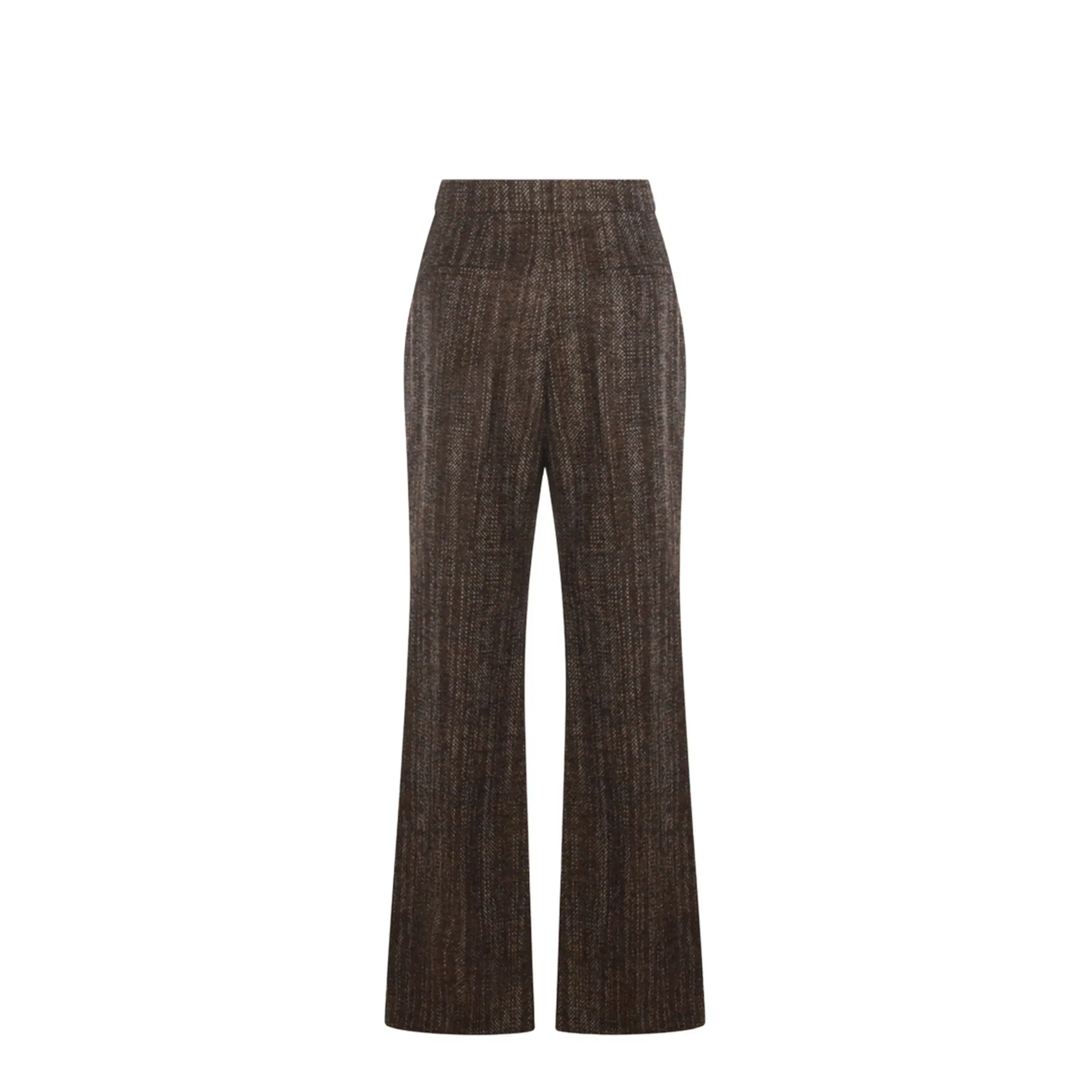 Rust Wool and Alpaca Trousers