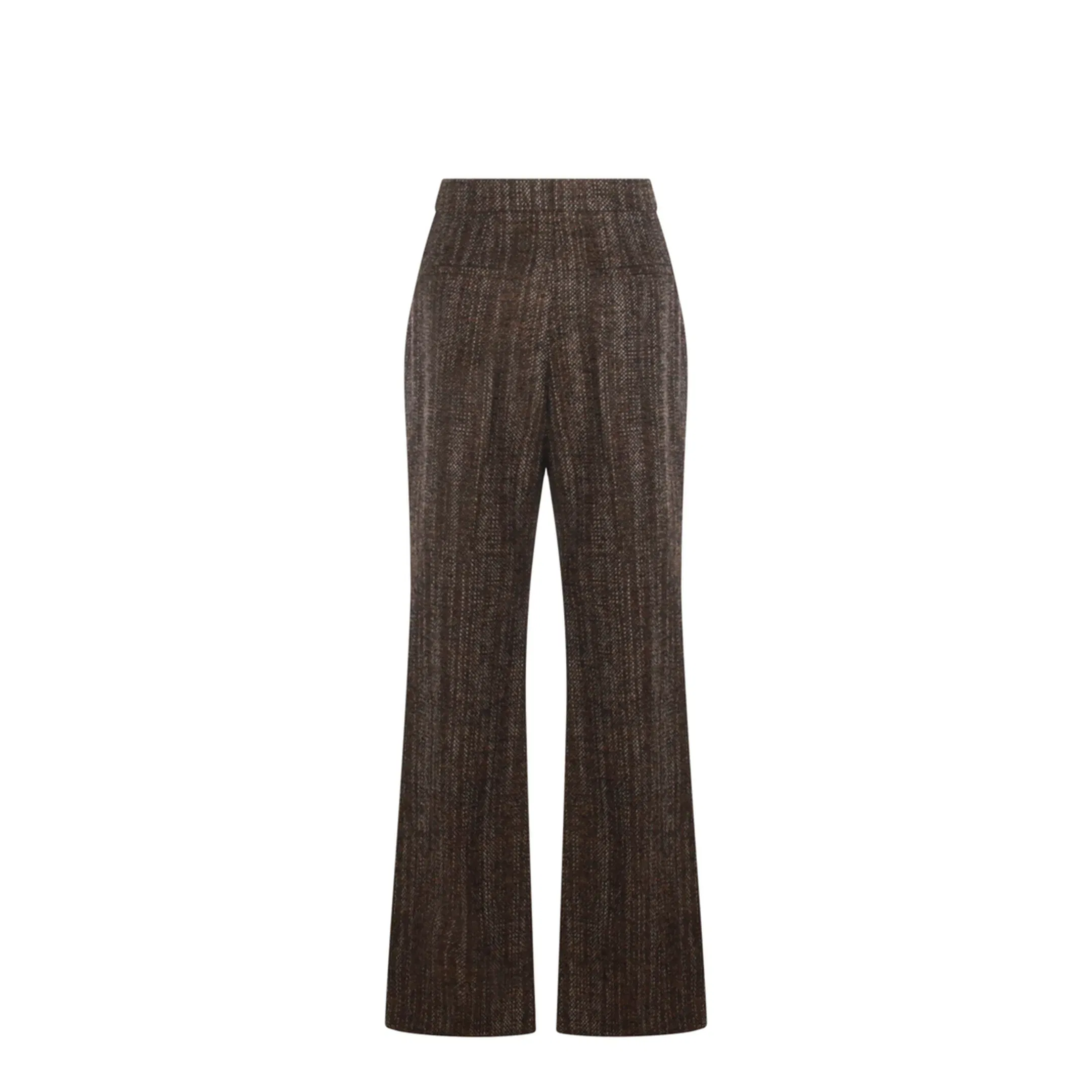 Rust Wool and Alpaca Trousers