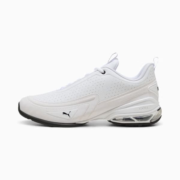 Puma Meza Running-Inspired Sneakers Puma White-Puma Black