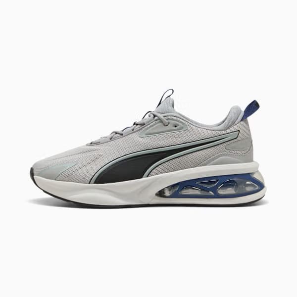 Puma Solar Running Shoes Gray Echo-Puma Black-Glacial Gray-Blue Jewel