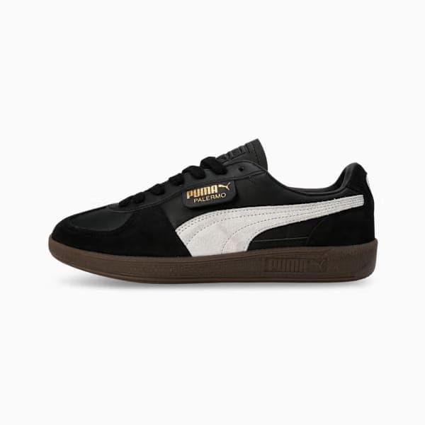Puma Palermo Leather Sneakers Puma Black-Feather Gray-Gum