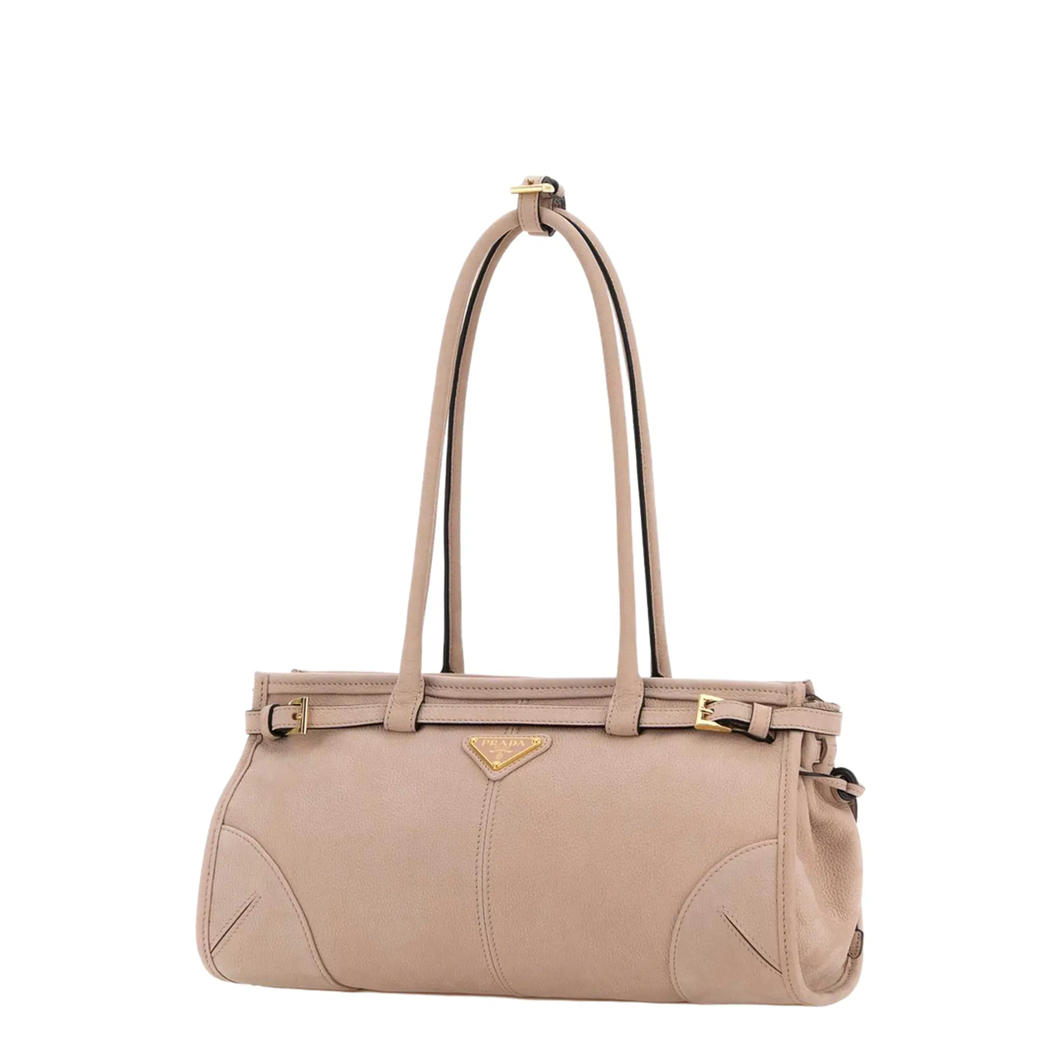 Bonnie Medium Nubuck Leather Handbag - Water Lily