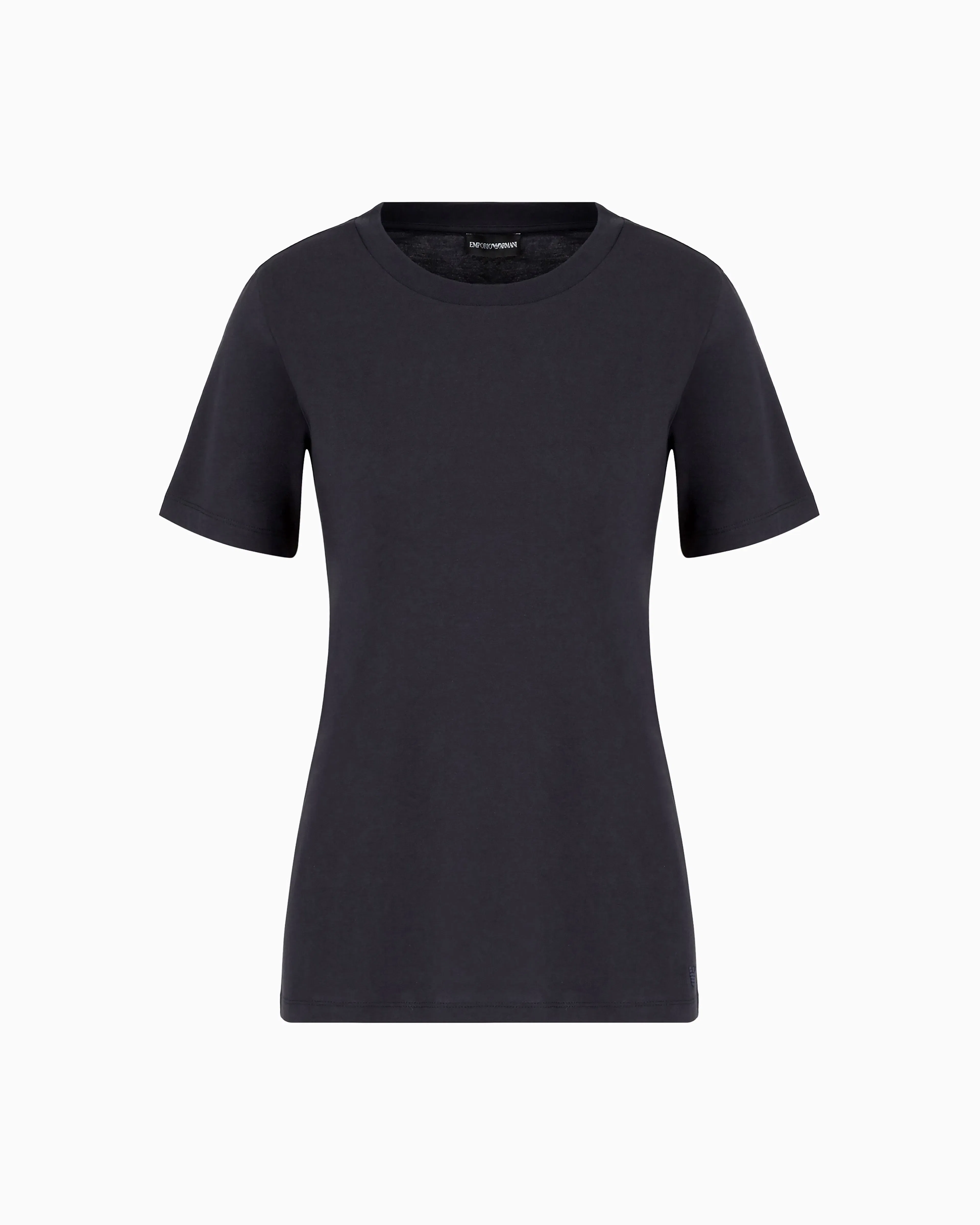 Emporio Armani Jersey t-shirt in Pima cotton with a crew neck Essential