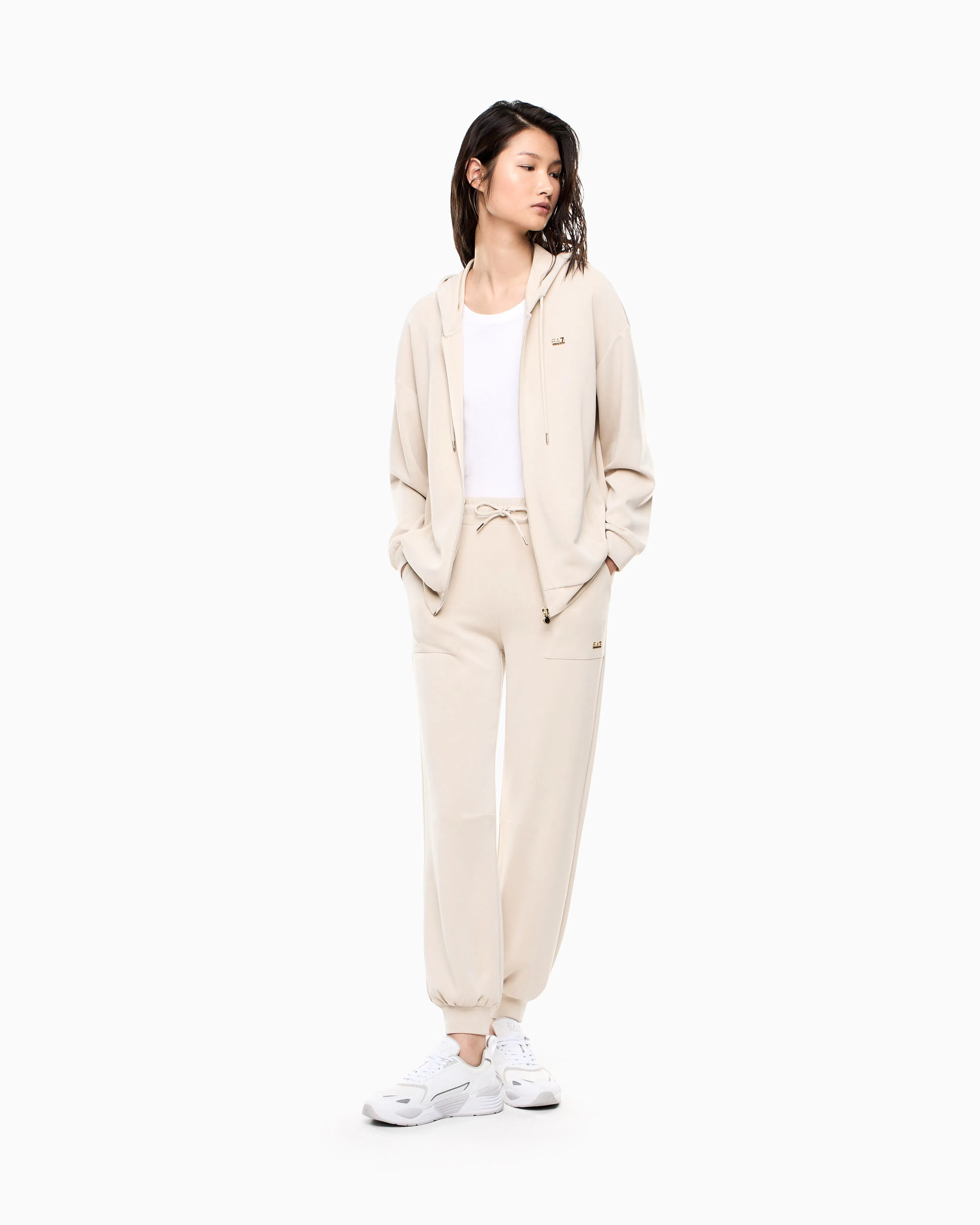 EA7 Slim fit T-shirt Core Lady in cotton jersey