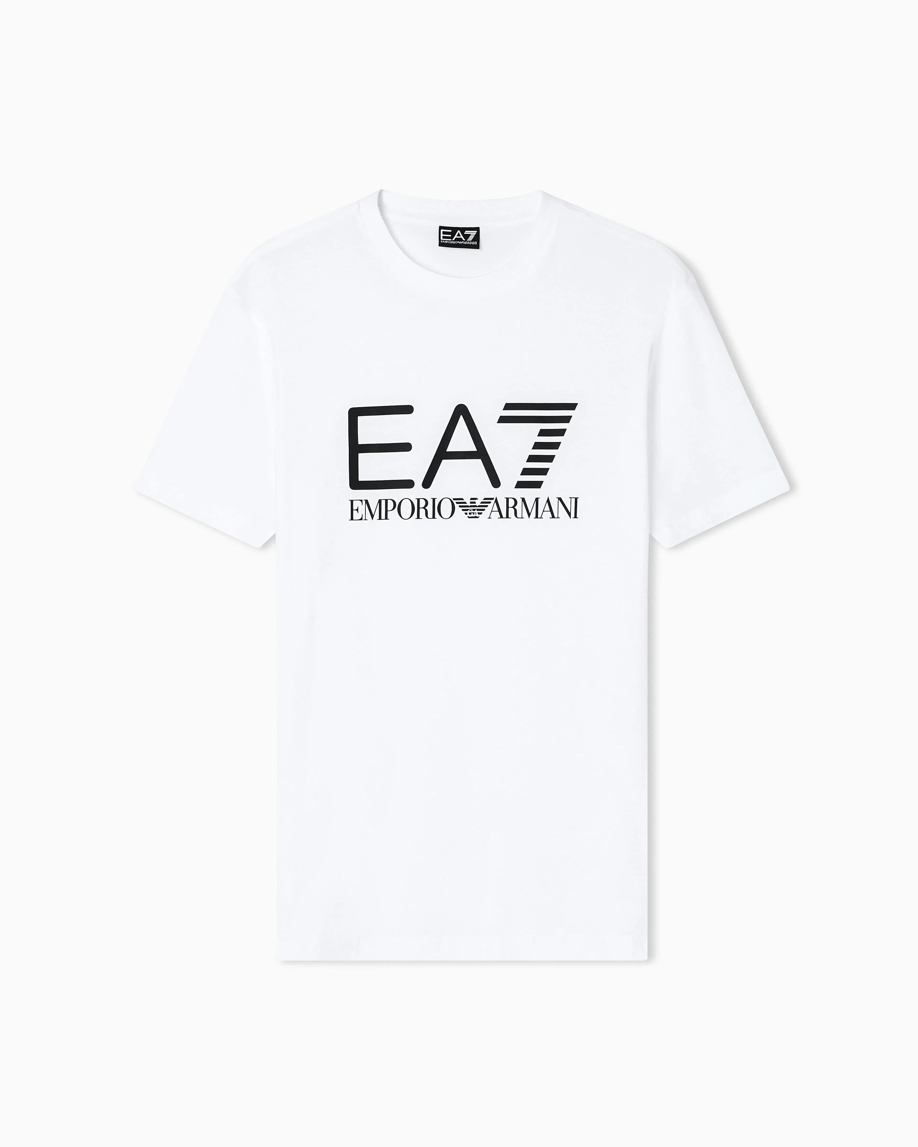 EA7 Slim-fit t-shirt Core Identity in cotton with big logo