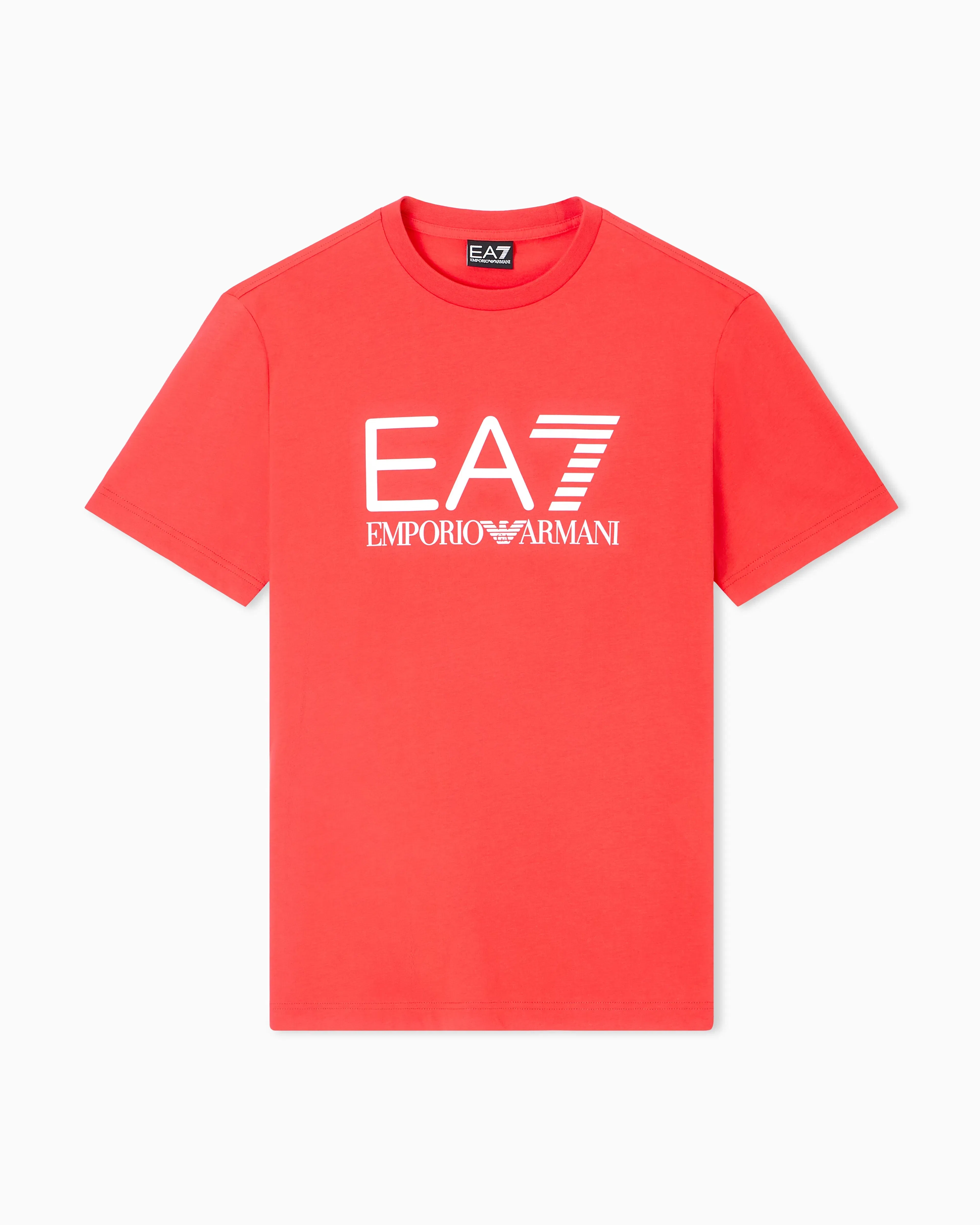 EA7 Slim-fit t-shirt Core Identity in cotton with big logo