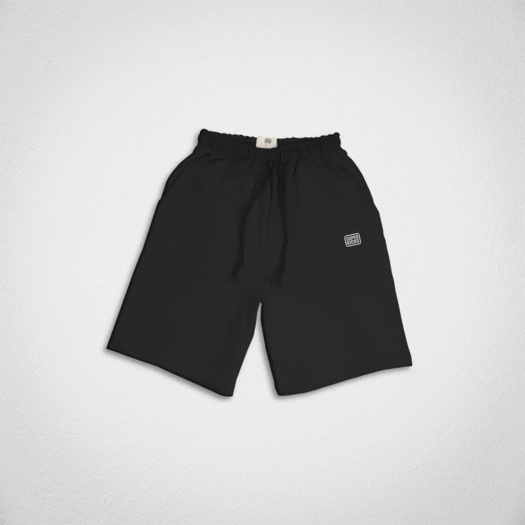 Superkicks | OVER THE KNEE SHORTS { CARBON BLACK