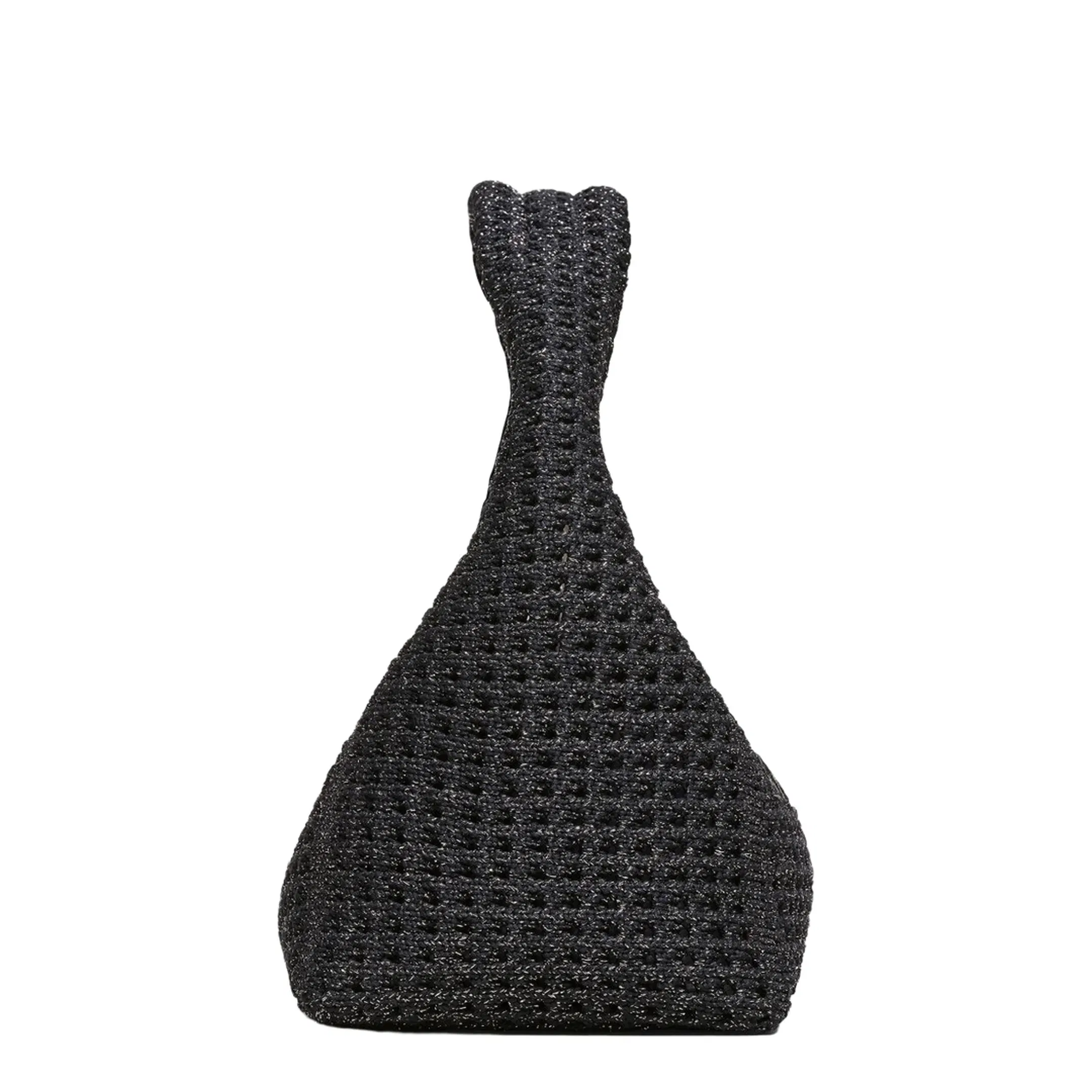 The Mini Sack One Size Crochet Sack Bag - ONYX