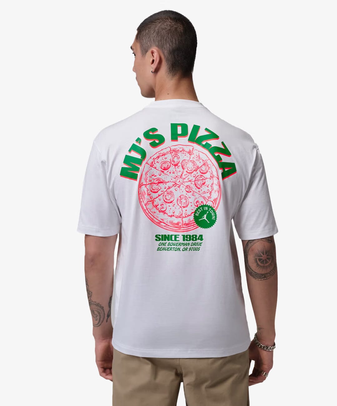 JORDAN | JORDAN GRAPHIC T-SHIRT { WHITE/INFRARED 23