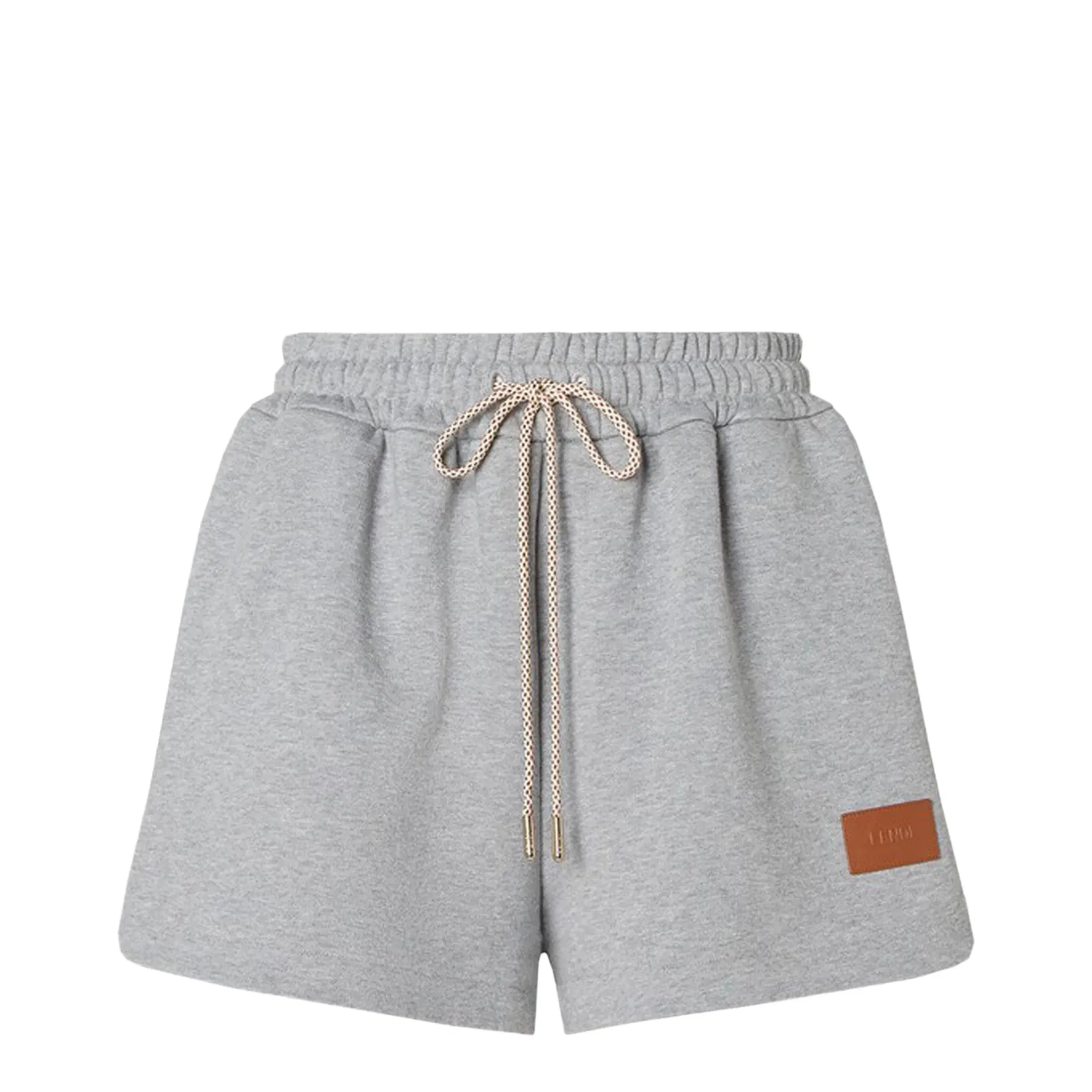 Grey Cotton Jersey Shorts
