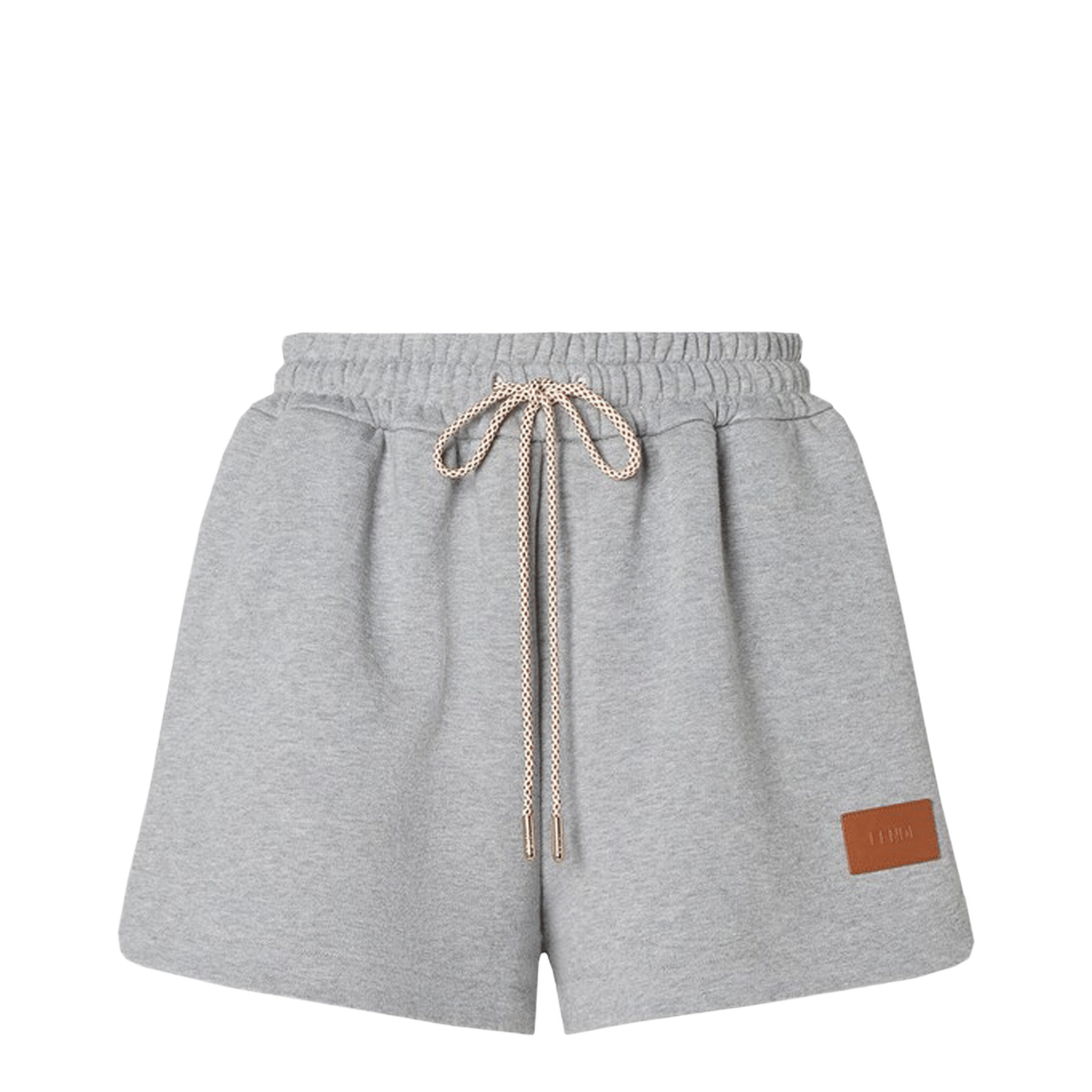 Grey Cotton Jersey Shorts