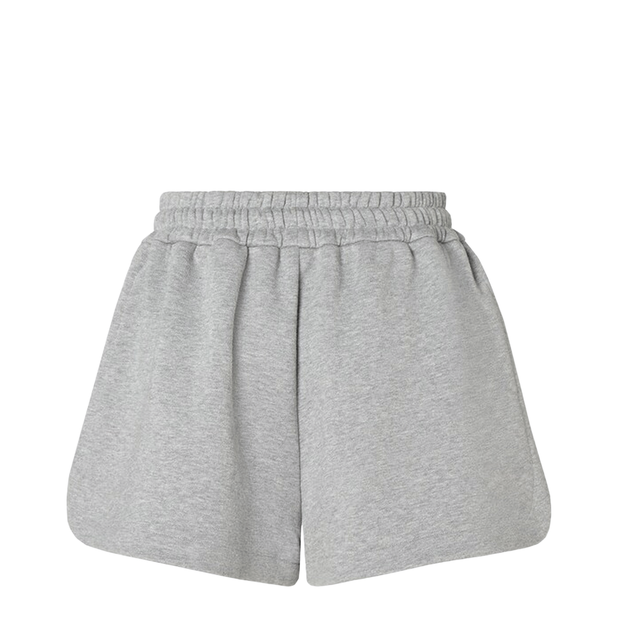 Grey Cotton Jersey Shorts