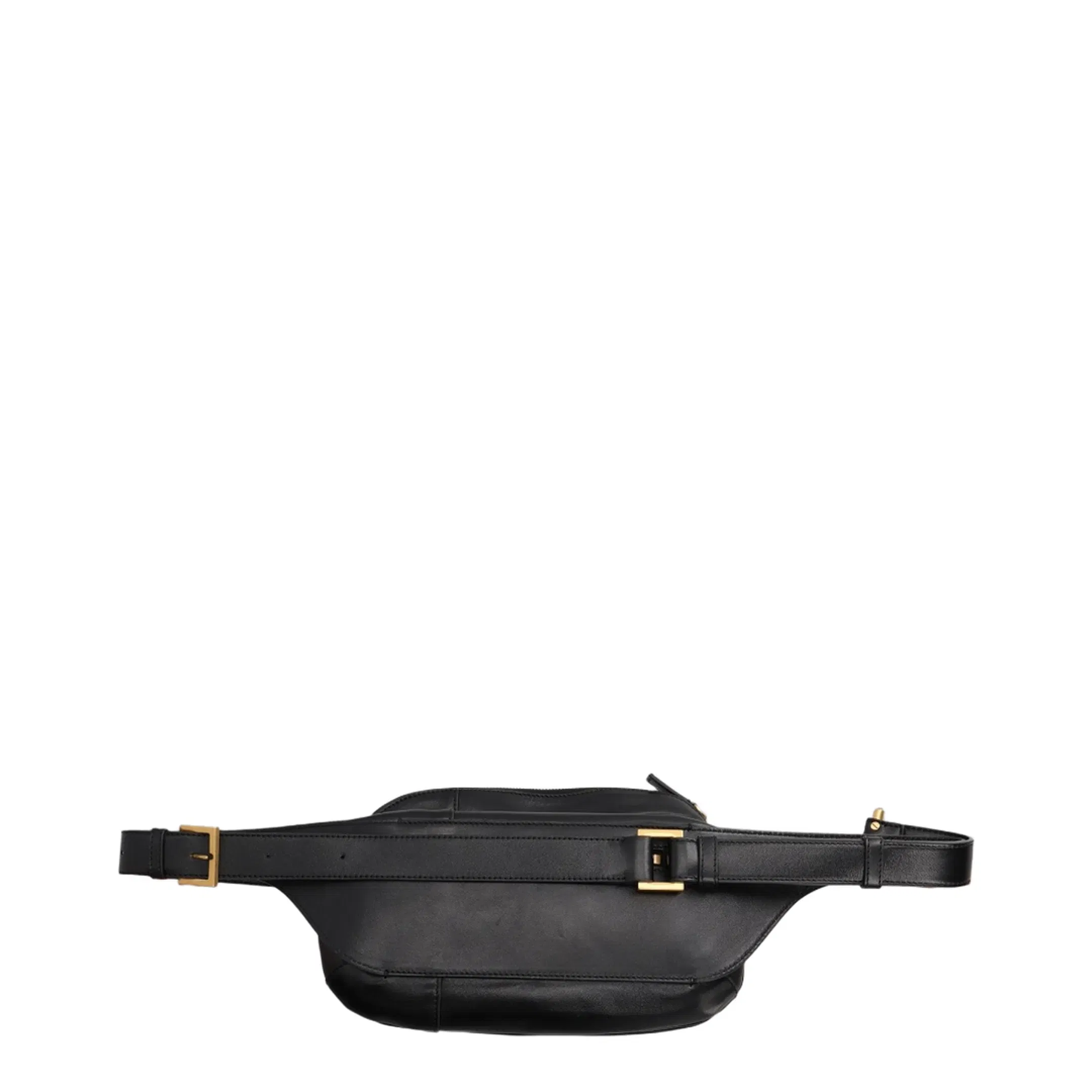Lou Small Nappa Belt Bag - Black+Brown