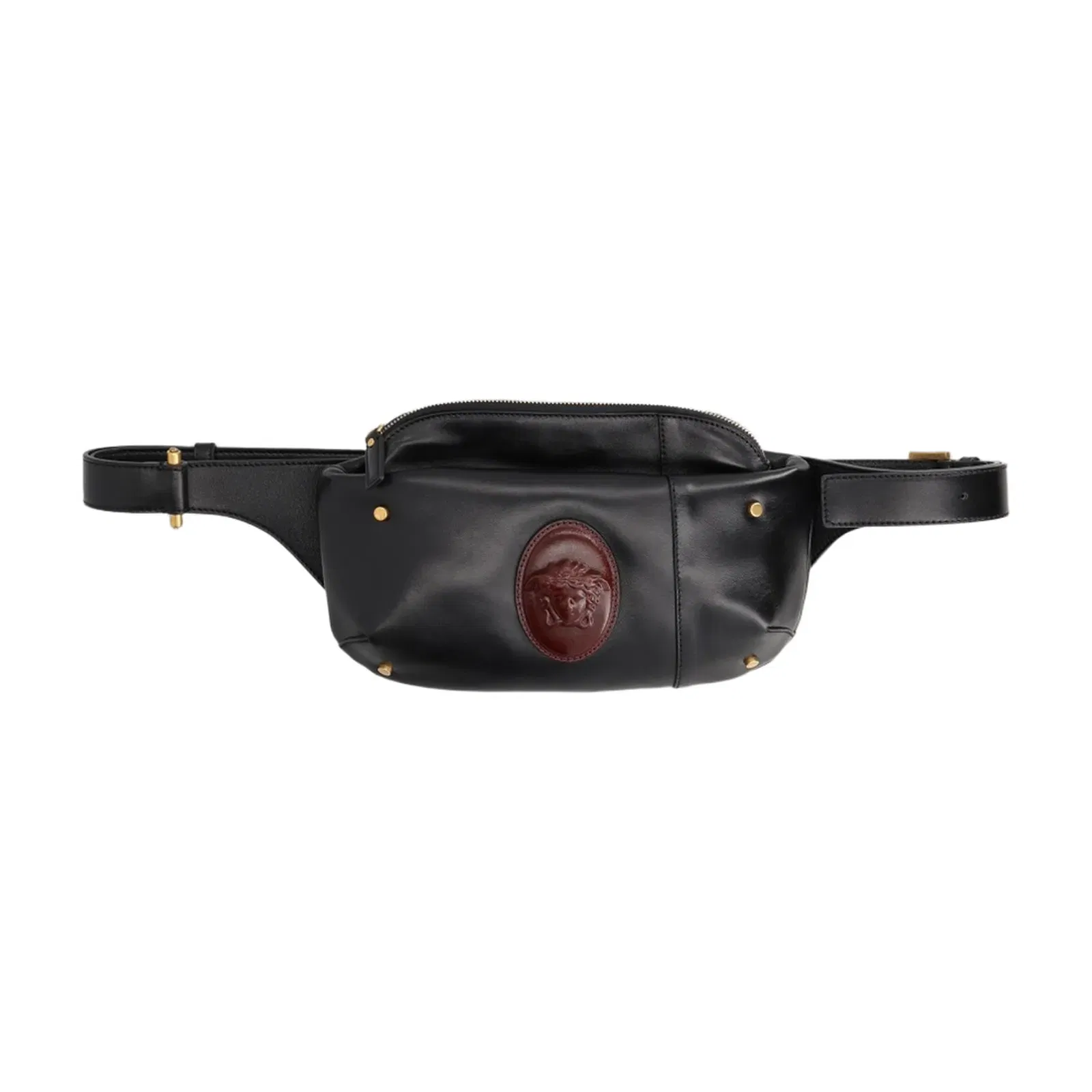 Lou Small Nappa Belt Bag - Black+Brown
