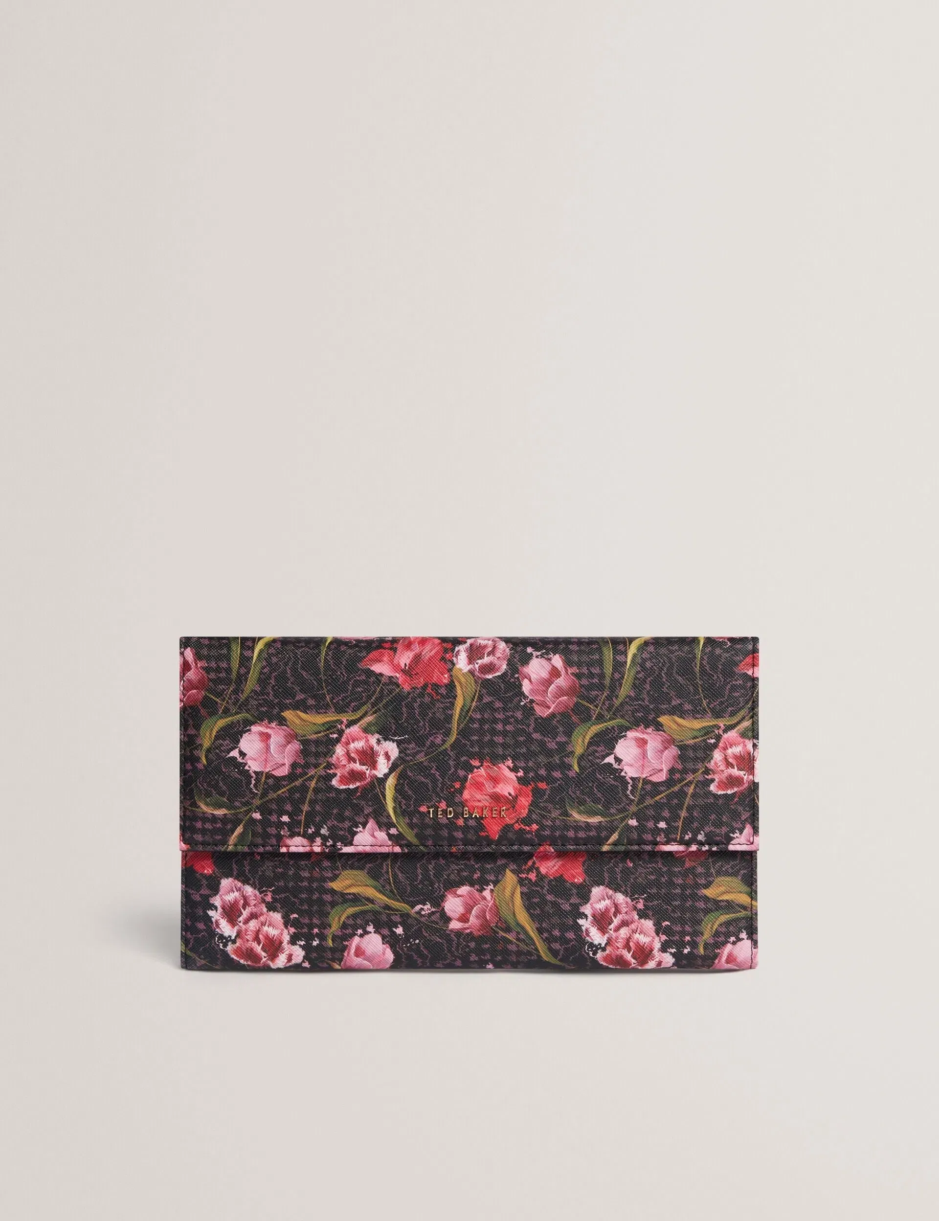 Ted Baker Tulbry Printed Travel Wallet Women's