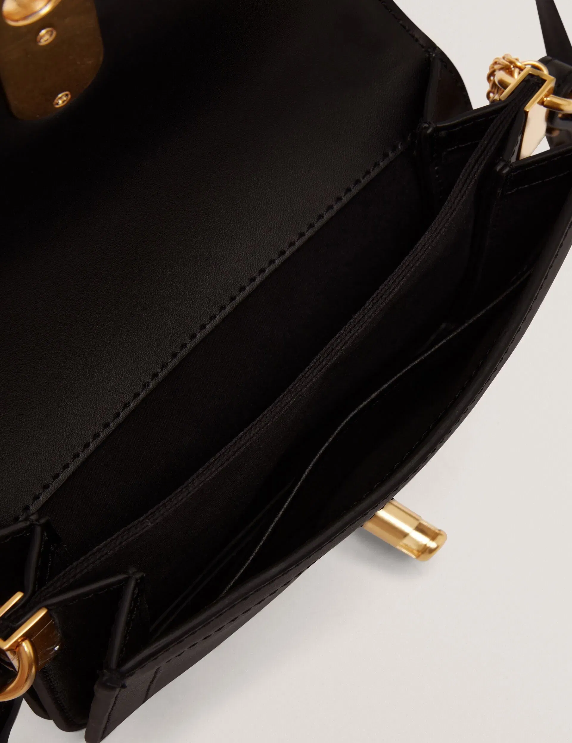 Ted Baker Sherlin Shearling Leather Twist Lock Crossbody Bag Women's