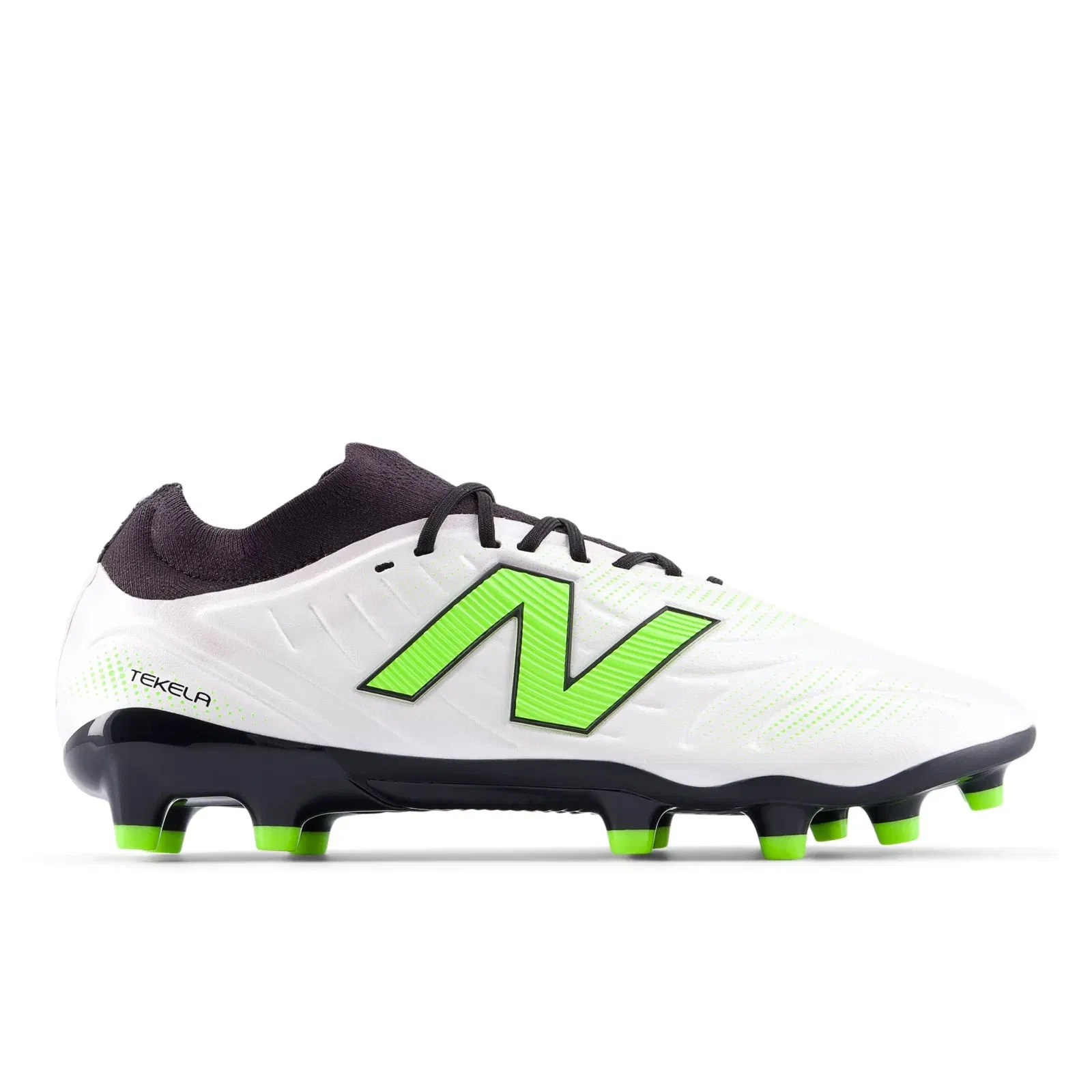 New Balance Tekela Womens Pro Low Laced Mg V5 White With Black And Pixel Green White With Black And Pixel Green