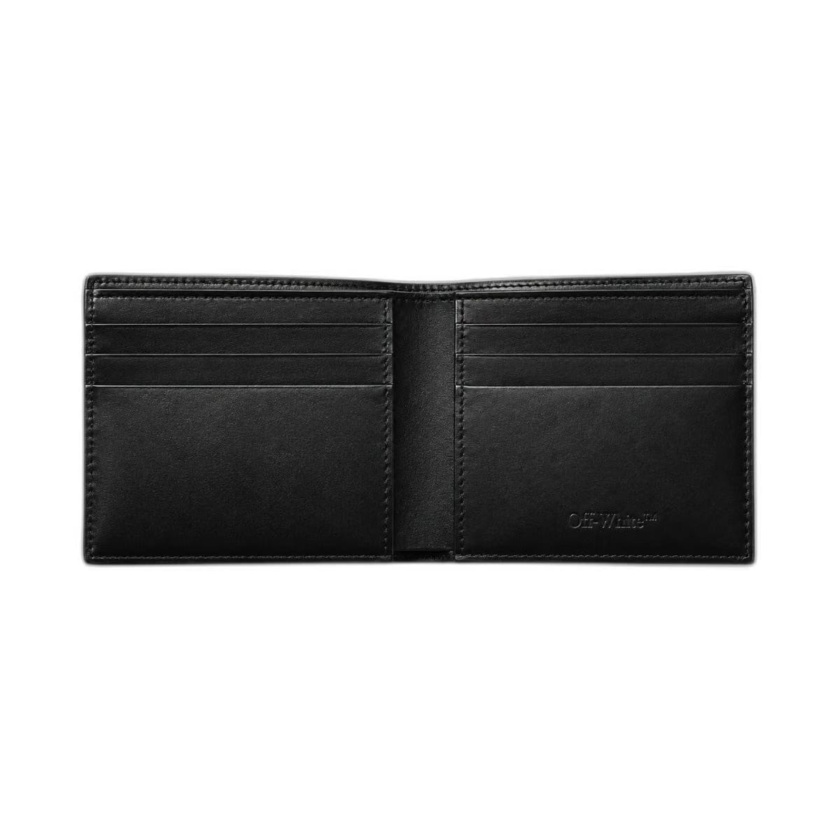 OFF WHITE JITNEY QUOTEY BIFOLD WALLET BLACK