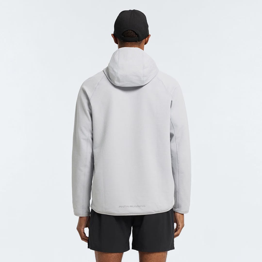 Men's ANTA Run Long Sleeve Hoodie - Grey