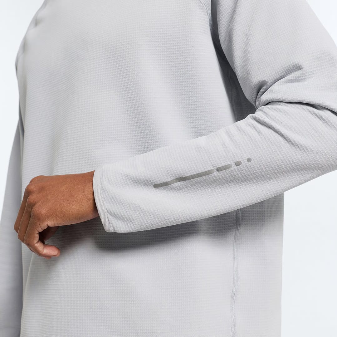 Men's ANTA Run Long Sleeve Hoodie - Grey