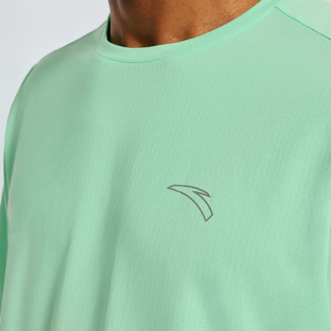 Men's ANTA Run Short-Sleeve Tee - Neon Green