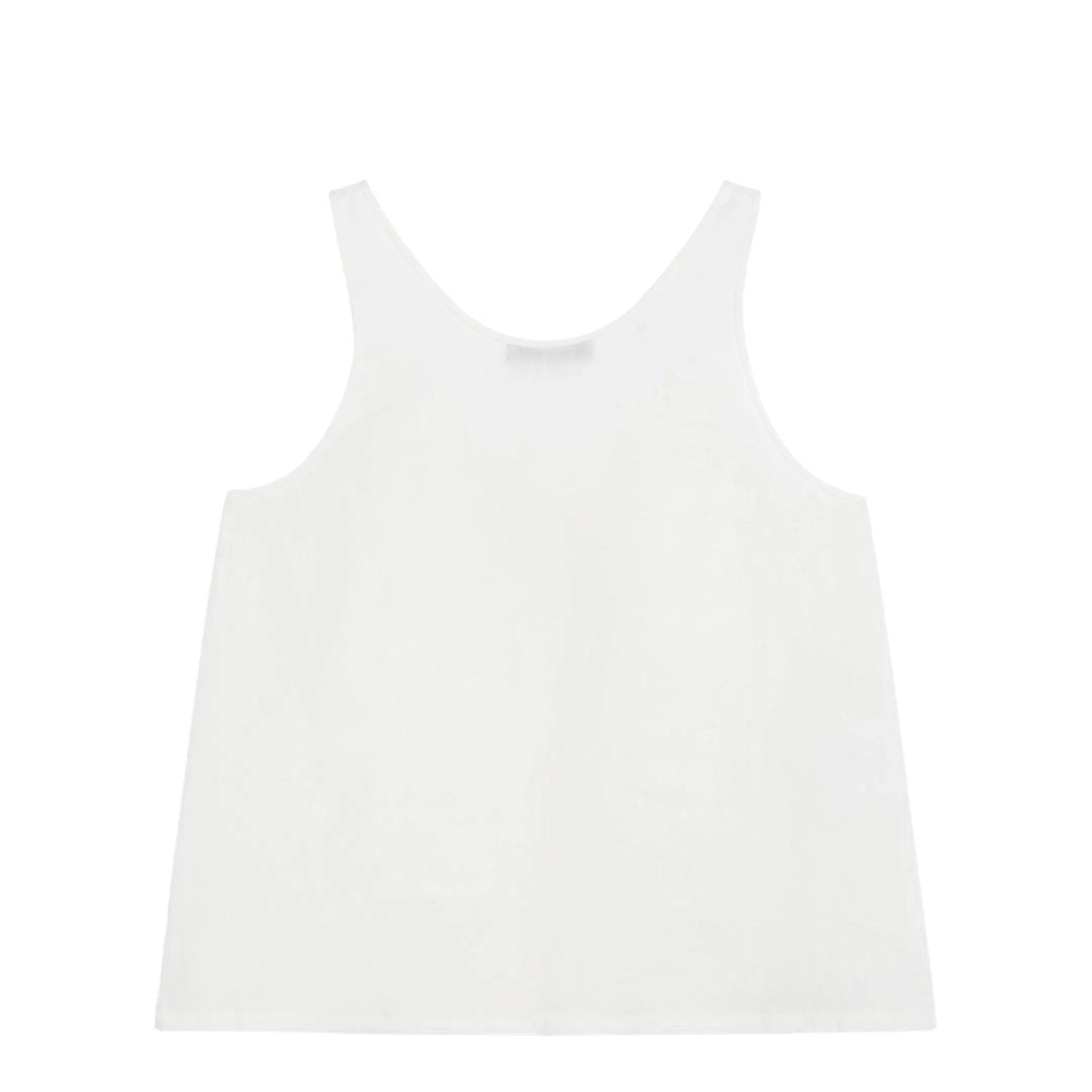White Linen Top With Embroidery