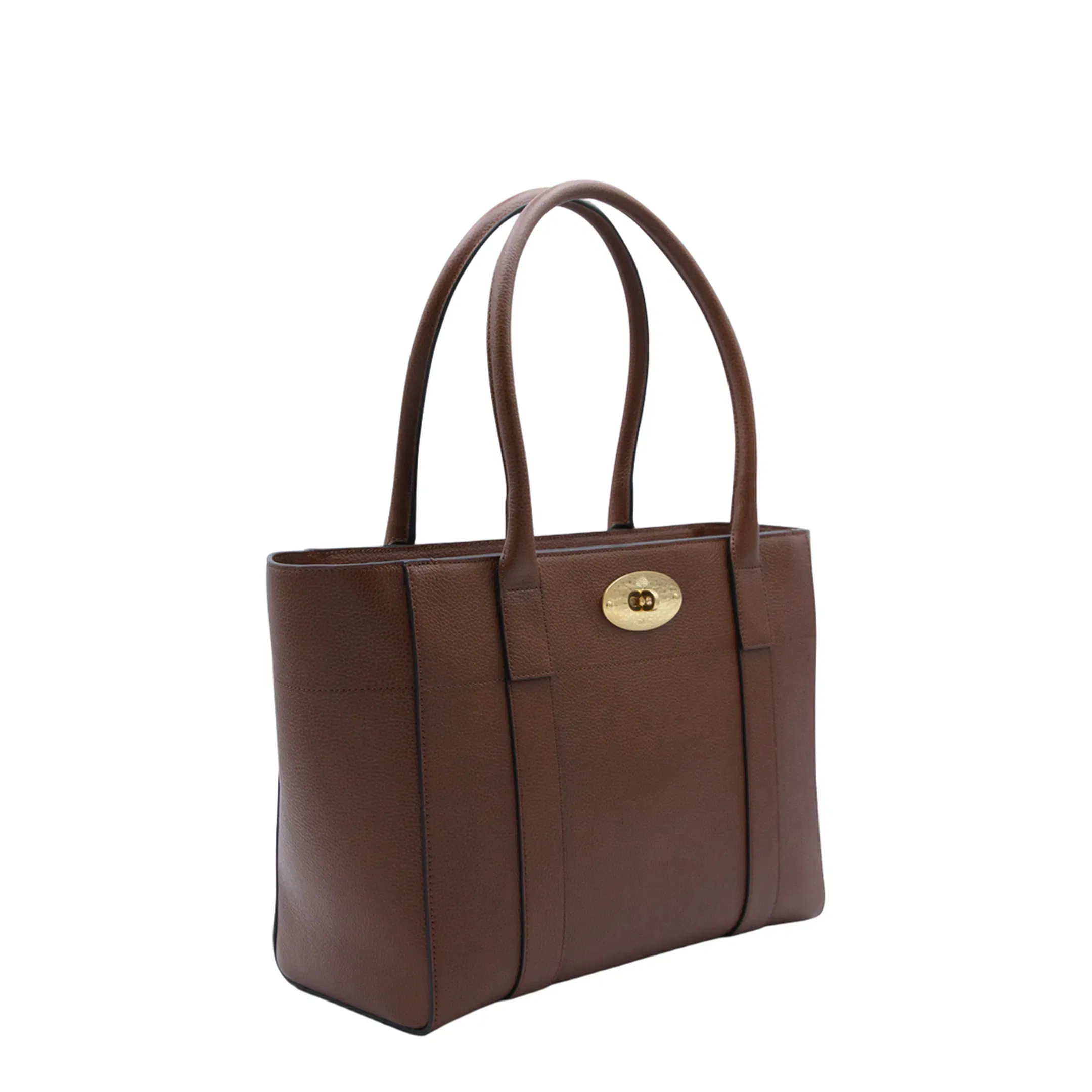 Bayswater 9 to 5 Small Classic Grain Tote Bag - Oak Two-Tone