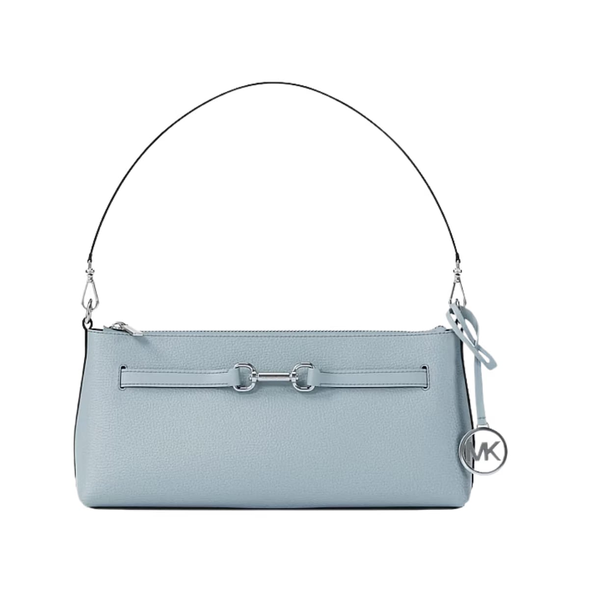 Carson Small Pebbled Leather Convertible Crossbody PALE OCEAN Bag