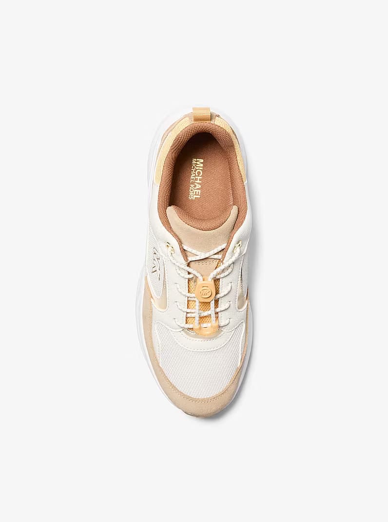 Jett Mixed-Media Trainer HONEYWHEAT