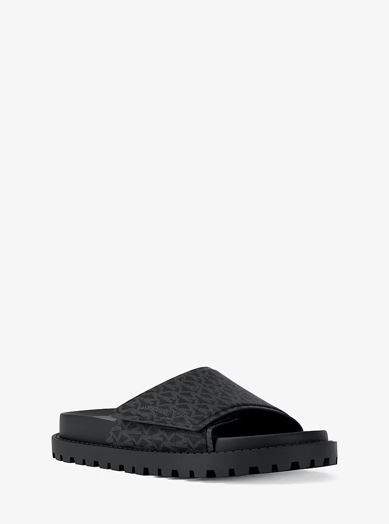 Luka Signature Logo Slide BLACK Sandal