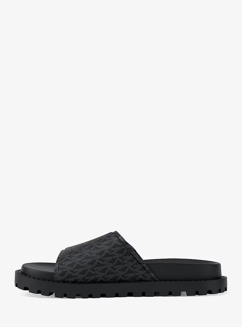 Luka Signature Logo Slide BLACK Sandal